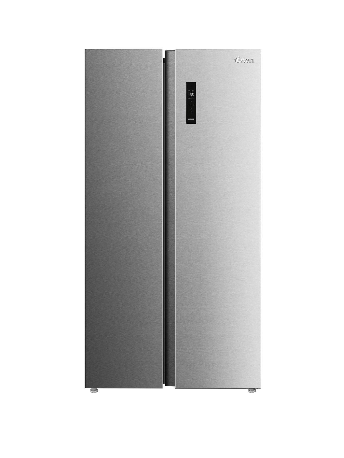 Image 1 of 6 of Swan Swan SR750160I 90cm Wide Total No Frost American Style Fridge Freezer - Inox