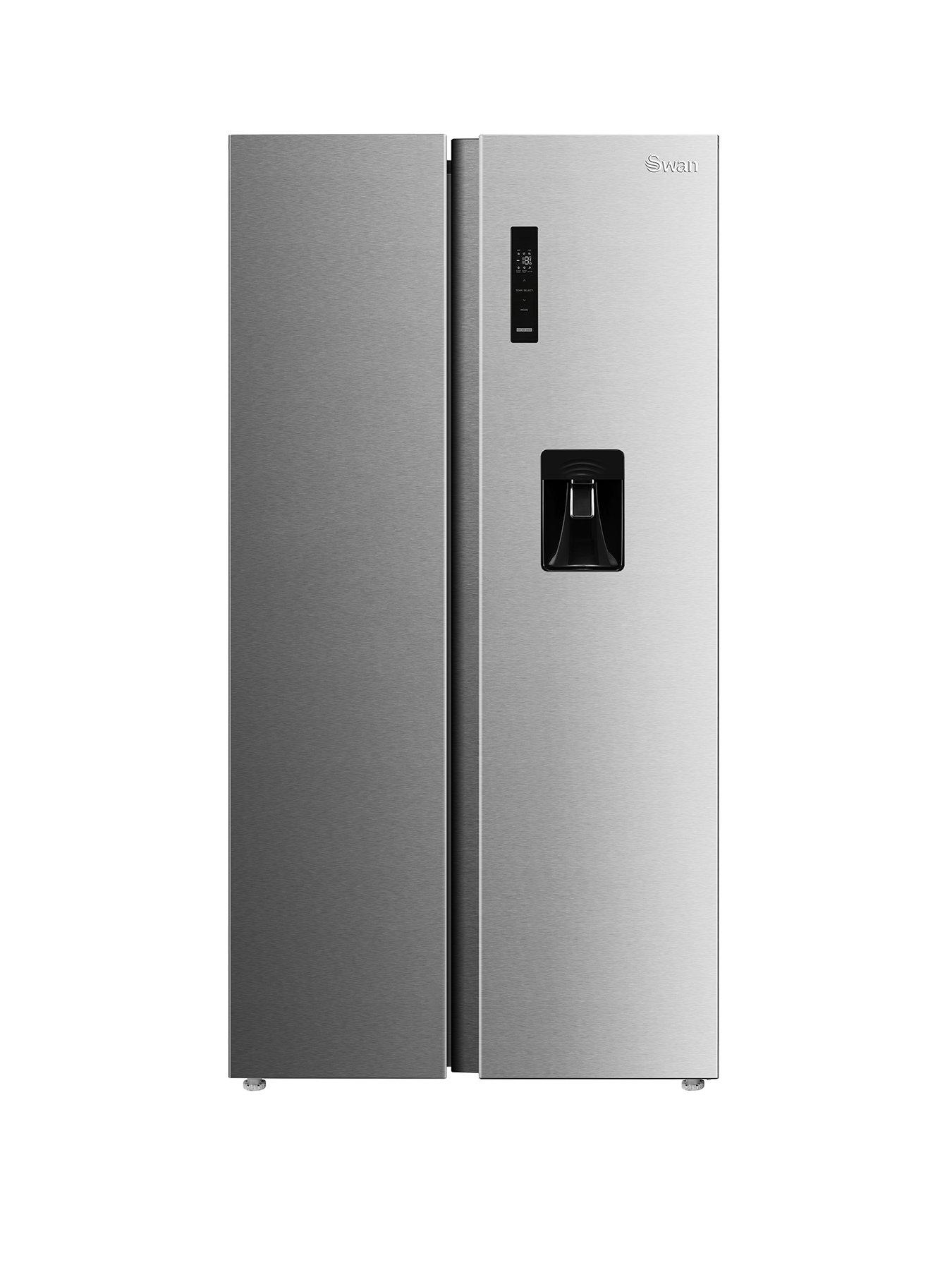 Image 1 of 6 of Swan Swan SR750170I 90cm Wide Total No Frost American Style Fridge Freezer - Inox