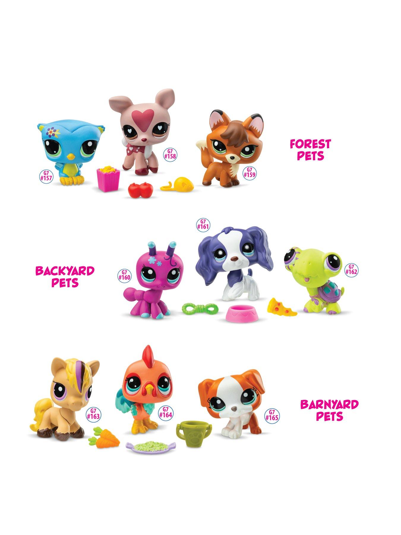 Image 5 of 7 of Littlest Pet Shop Pet Trio Tube Barnyard Pets