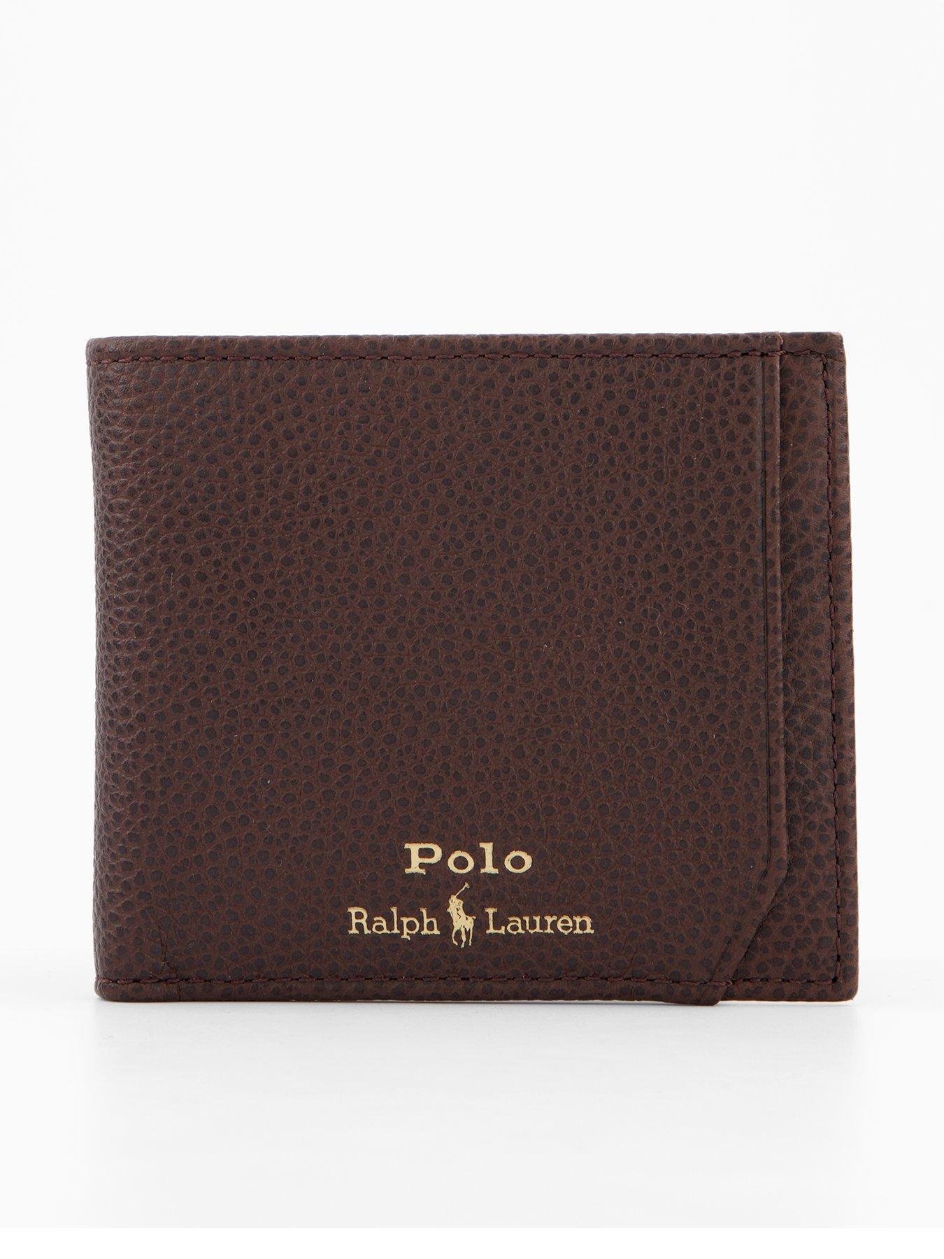 Image 1 of 4 of Polo Ralph Lauren Bi Fold Wallet - Dark Brown