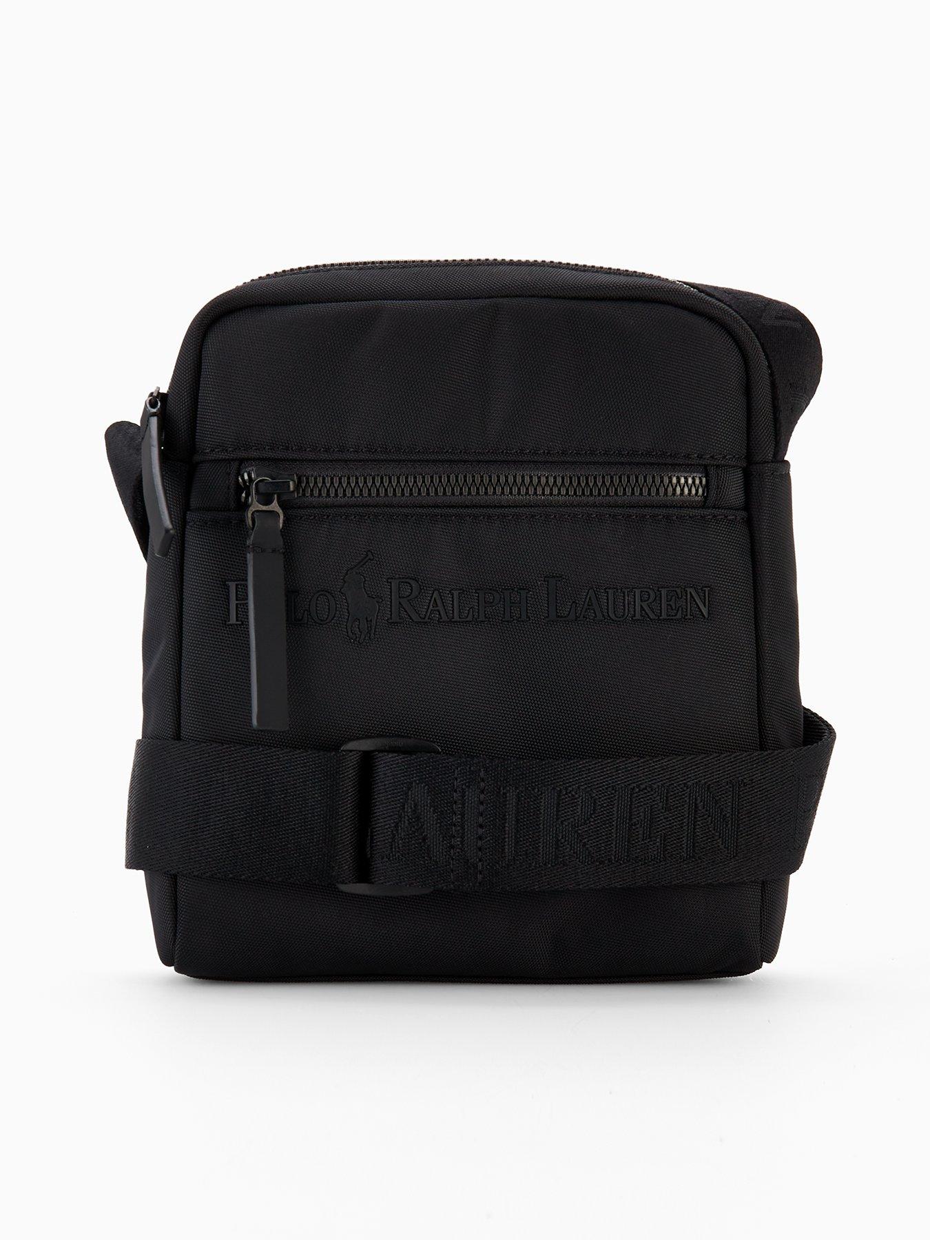 Polo Ralph Lauren Tonal Logo Crossbody Bag - Black