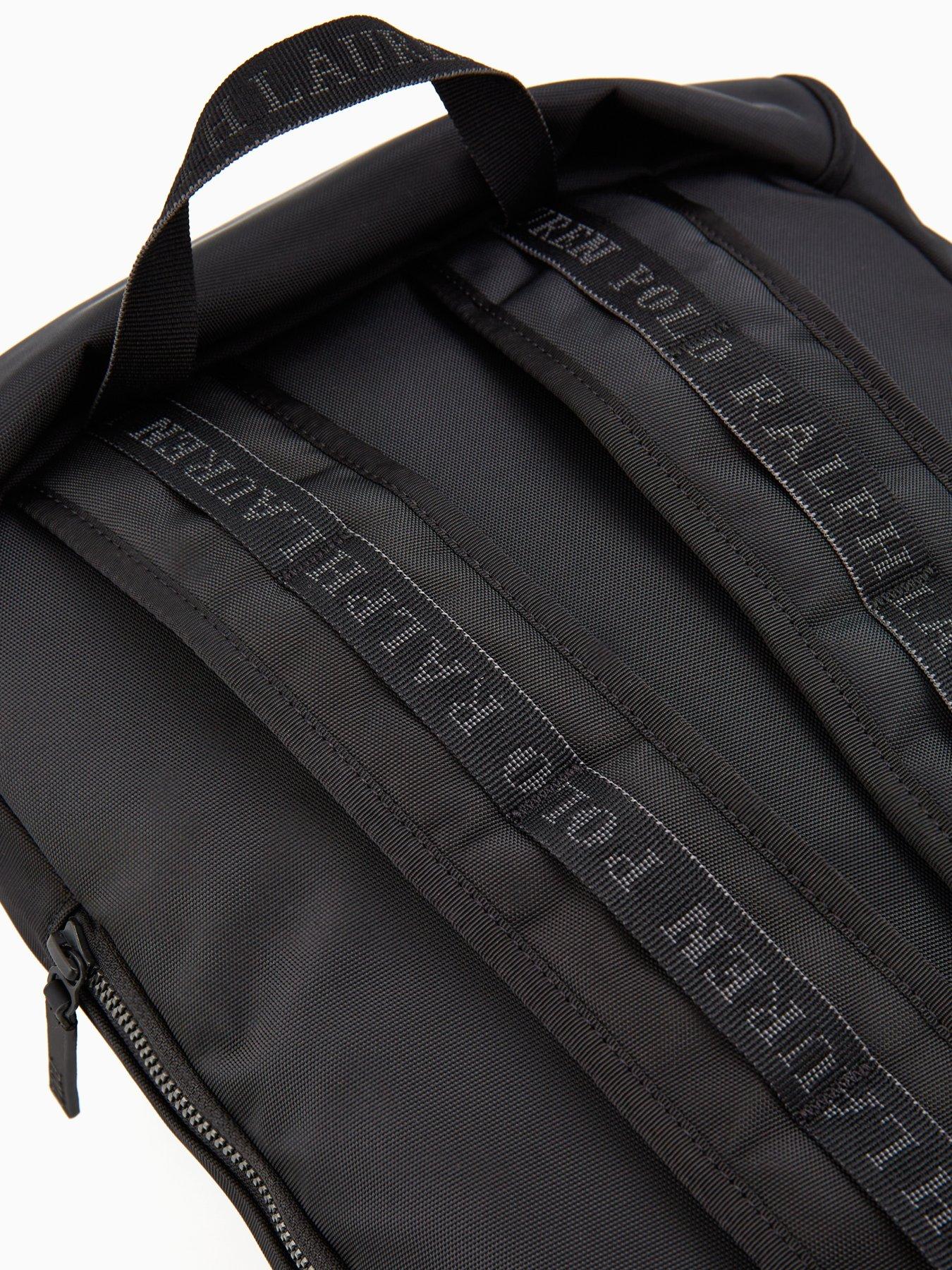 Image 3 of 4 of Polo Ralph Lauren Large Buckle Logo Backpack - Black