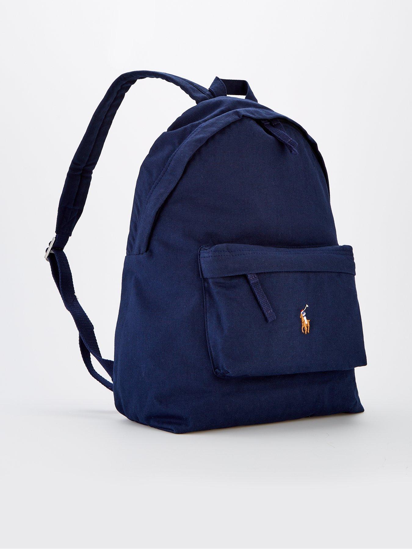Image 2 of 4 of Polo Ralph Lauren Canvas Backpack - Navy