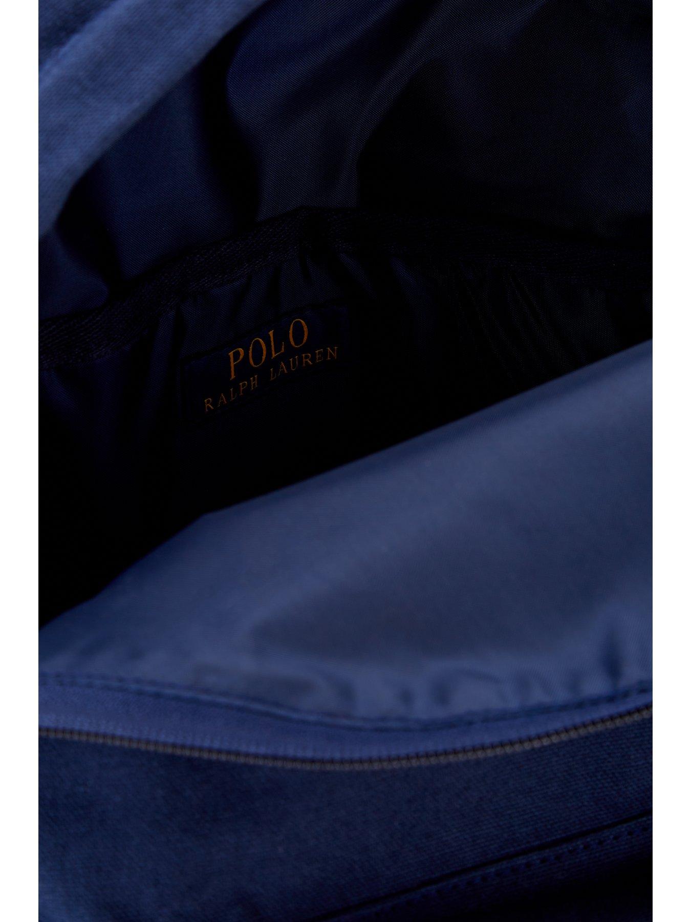 Image 4 of 4 of Polo Ralph Lauren Canvas Backpack - Navy