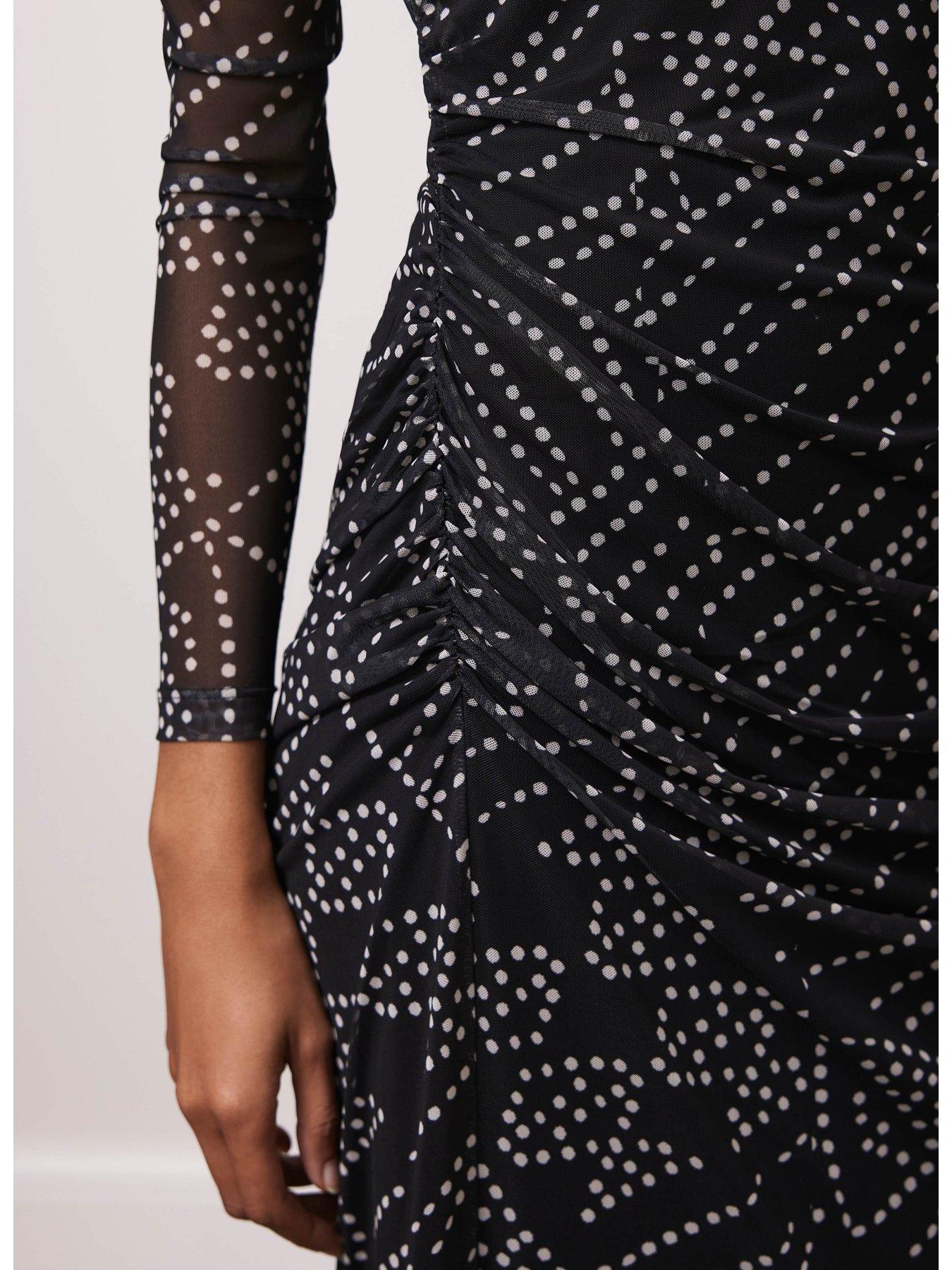 mint-velvet-spot-print-mesh-midi-dress-blackback