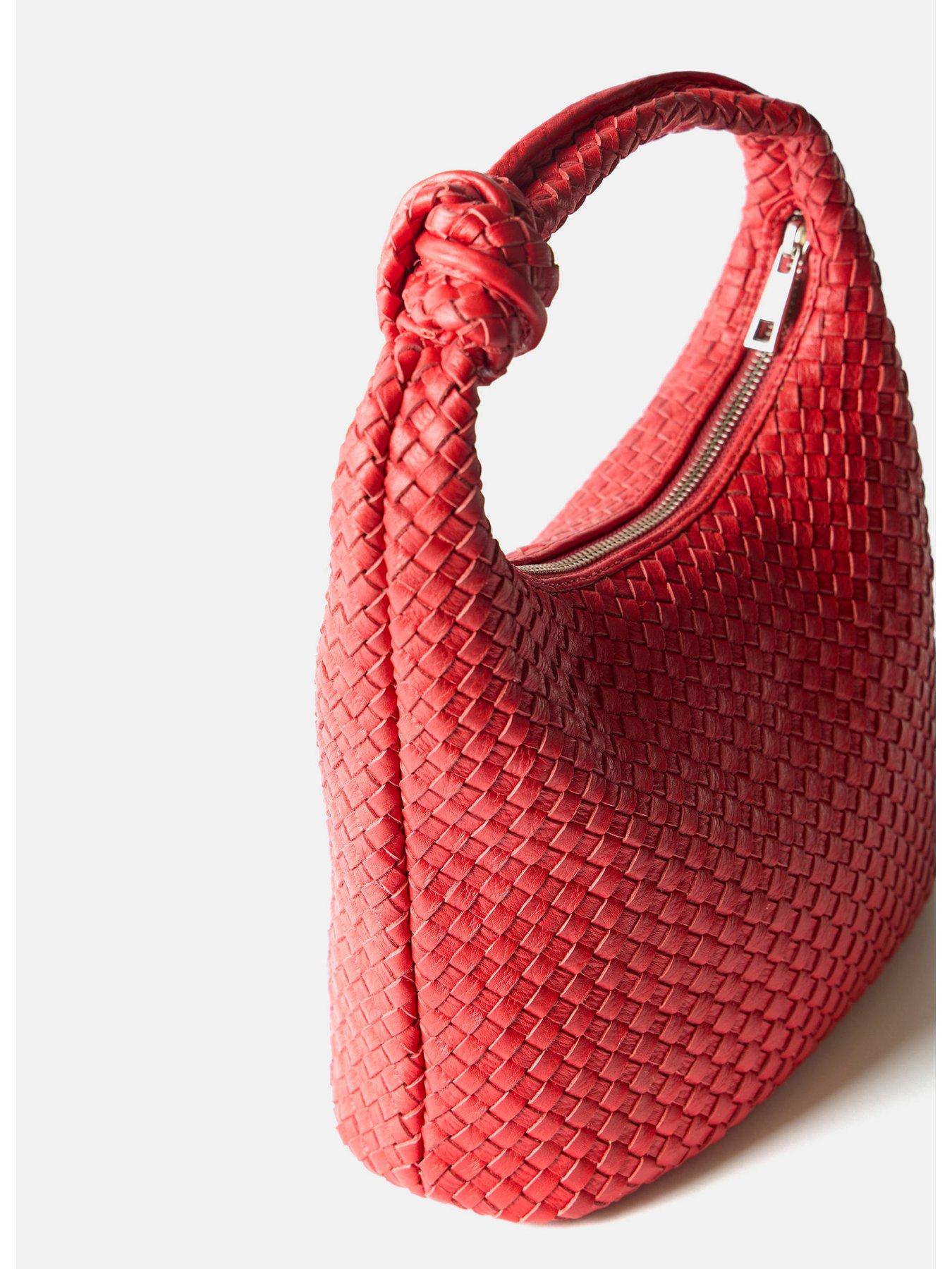 mint-velvet-red-leather-woven-knot-grab-bag-redstillFront