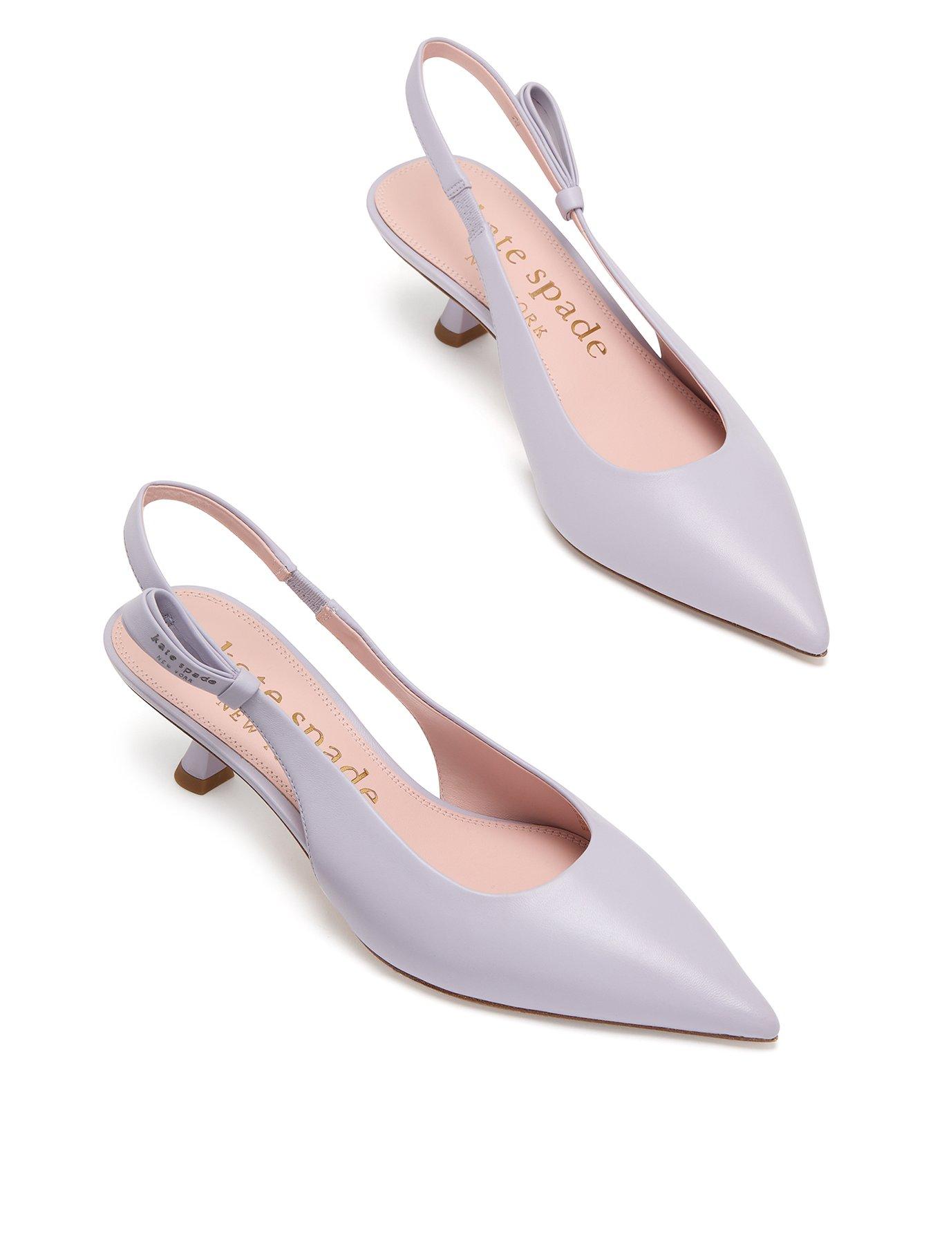 Kate Spade New York Riley Slingback Kitten Heel - Light Purple