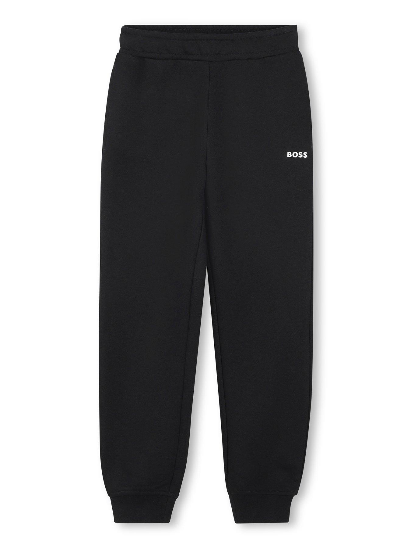 BOSS Boys Logo Jog Pants - Black