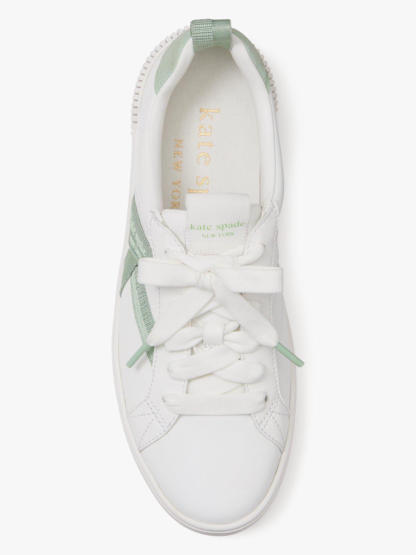 Kate Spade New York Signature Lace Up Sneaker White Very Ireland