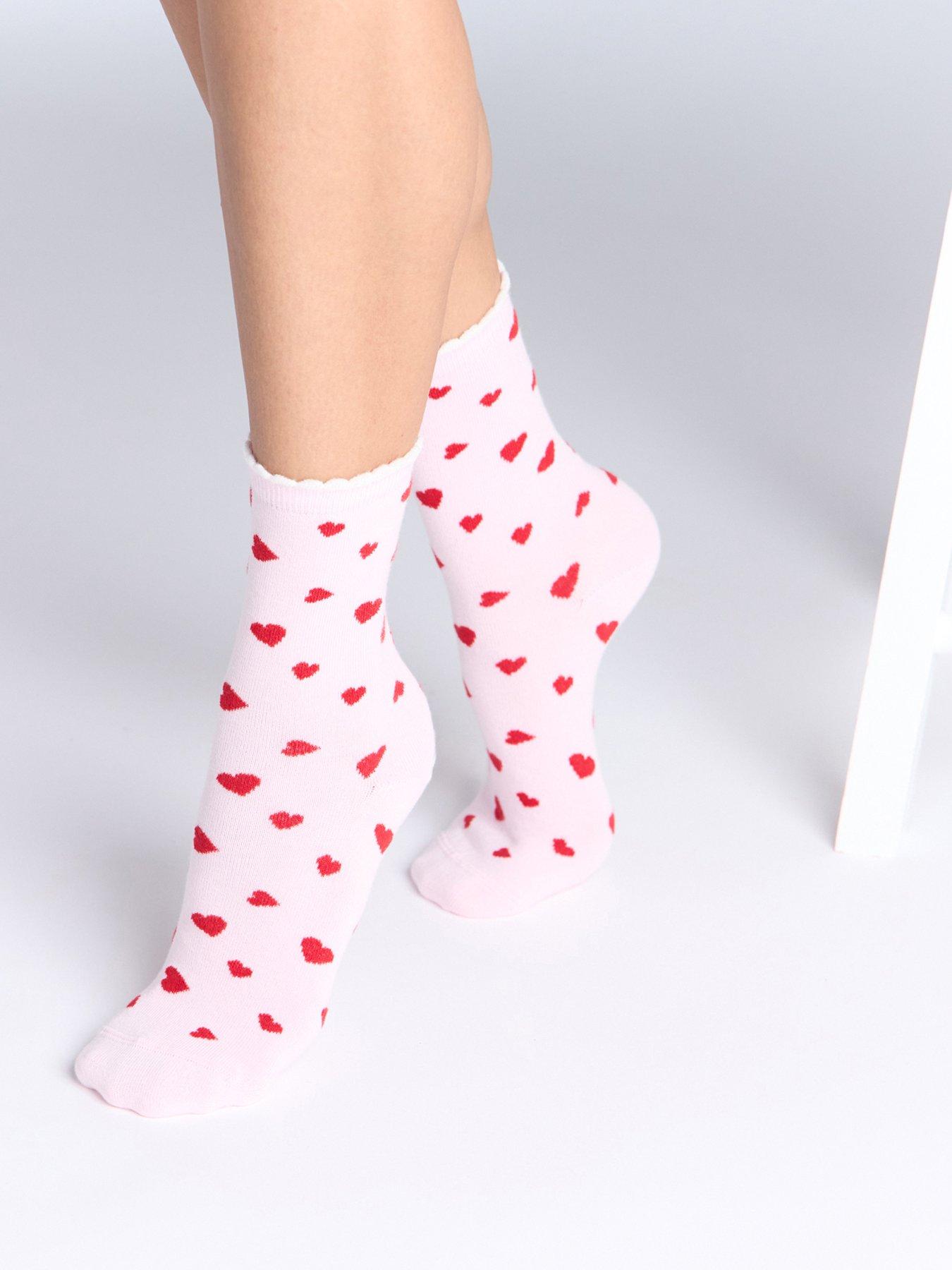 boux-avenue-boux-avenue-heart-cotton-2-pack-ankle-socks-pink-mix