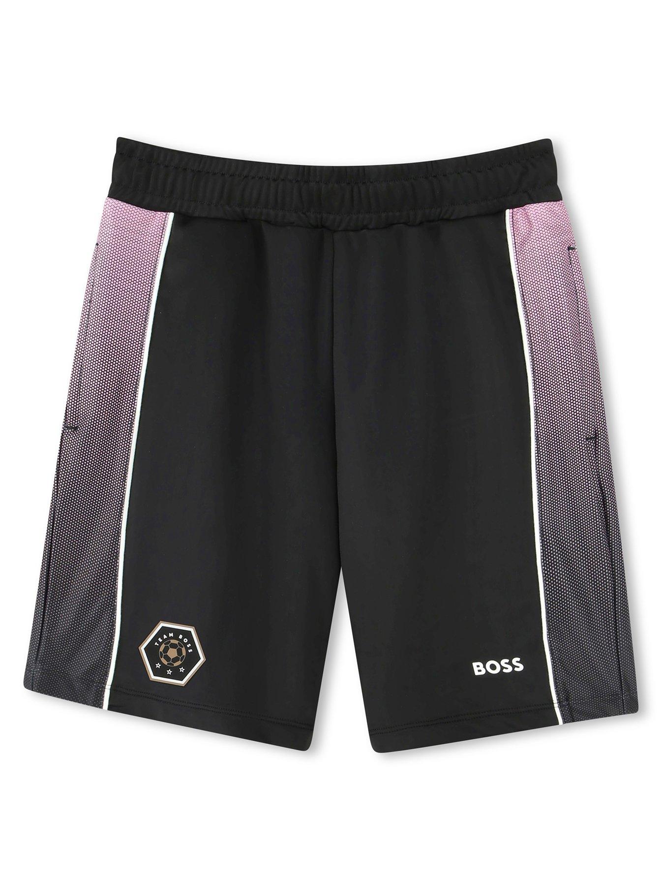 BOSS Boys Football Shorts - Black