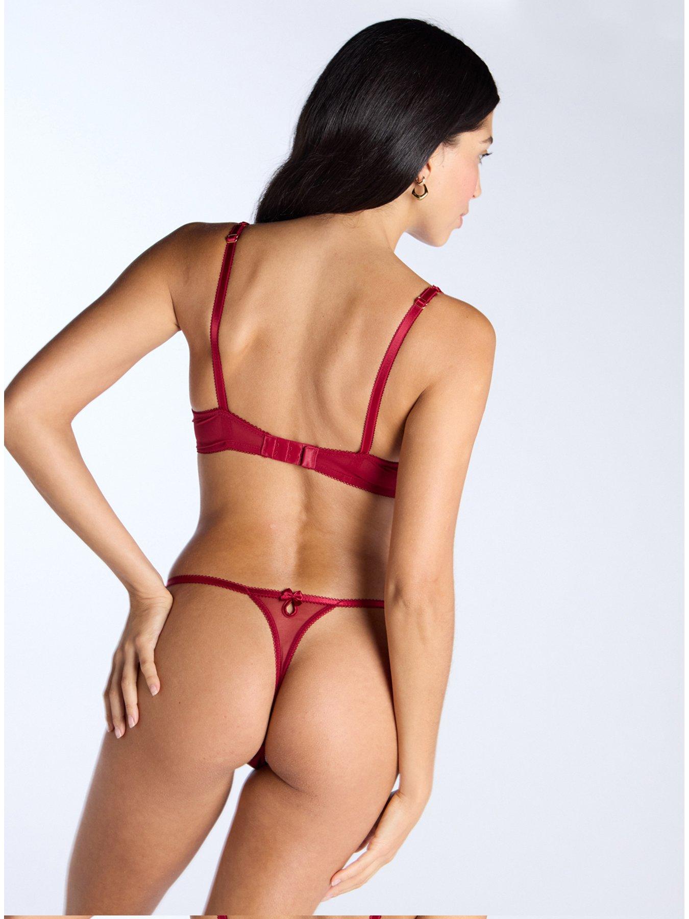 boux-avenue-romanza-thong-dark-redstillFront