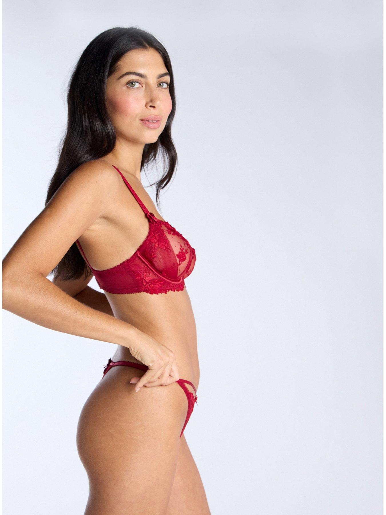 boux-avenue-romanza-thong-dark-redback