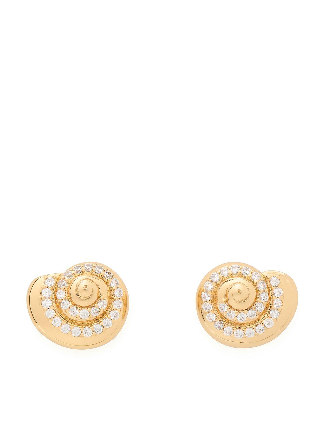 Image of Kate Spade New York Out Of Office Stud Earrings - Gold