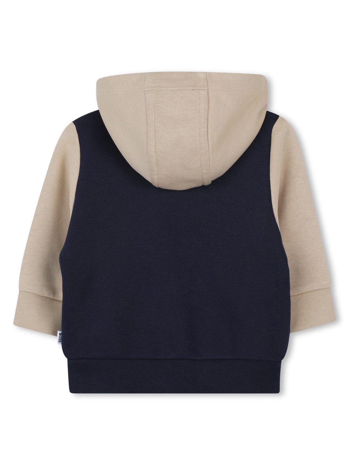 Image 4 of 5 of BOSS Baby Boys Colour Block Tracksuit - Navy