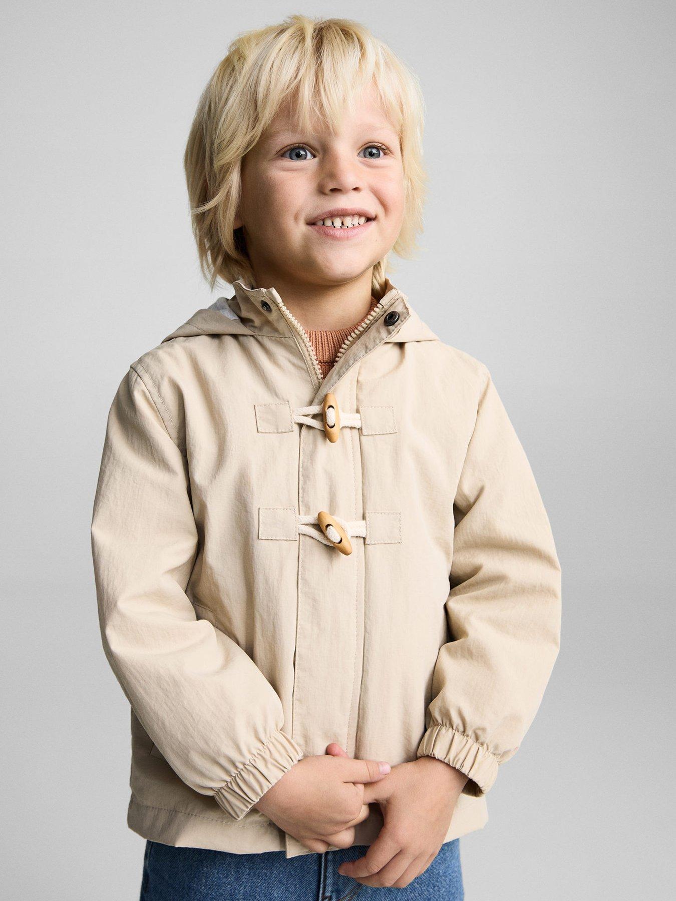 Image 1 of 5 of Mango Younger Boys Jacket - Beige