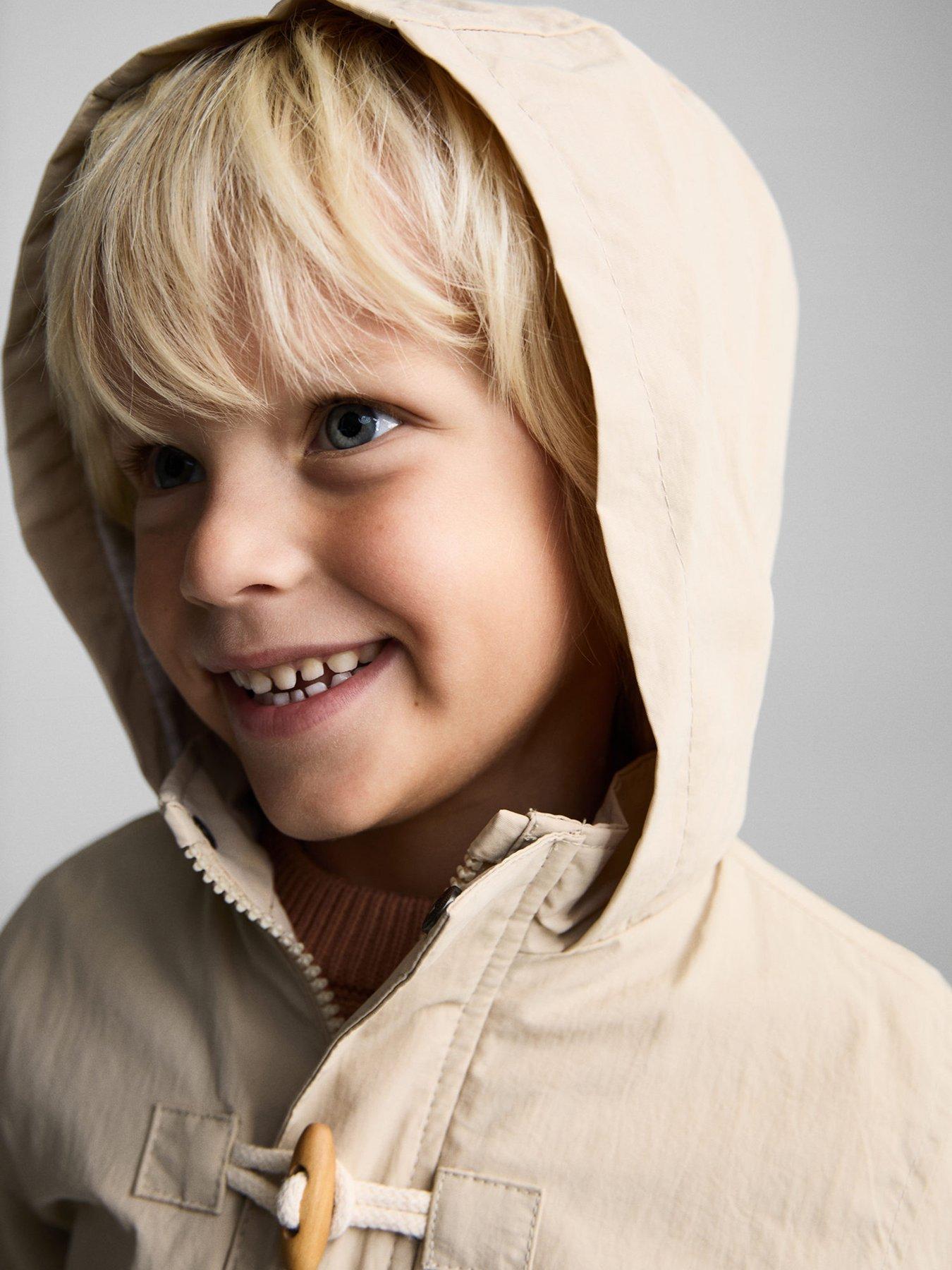 Image 3 of 5 of Mango Younger Boys Jacket - Beige