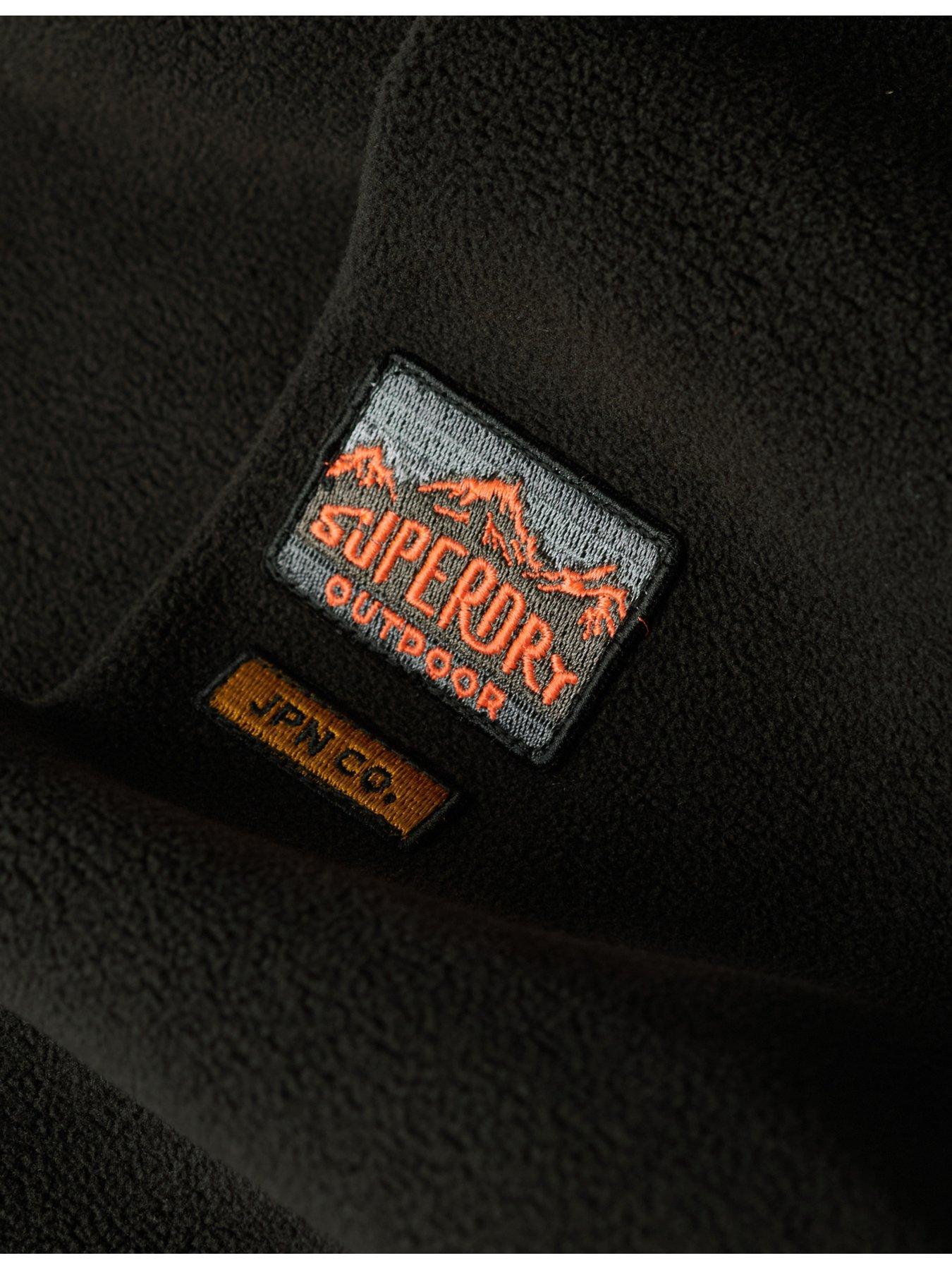 Image 6 of 6 of Superdry Active Full Zip Fleece Jacket - Black