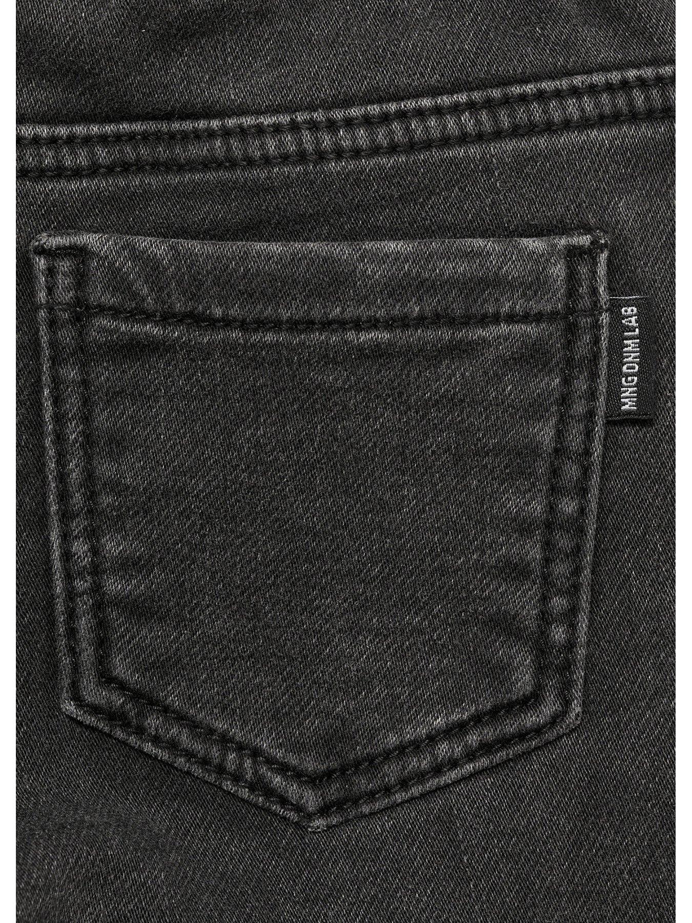 Image 4 of 5 of Mango Younger Boys Elasticated Waist Jeans - Black