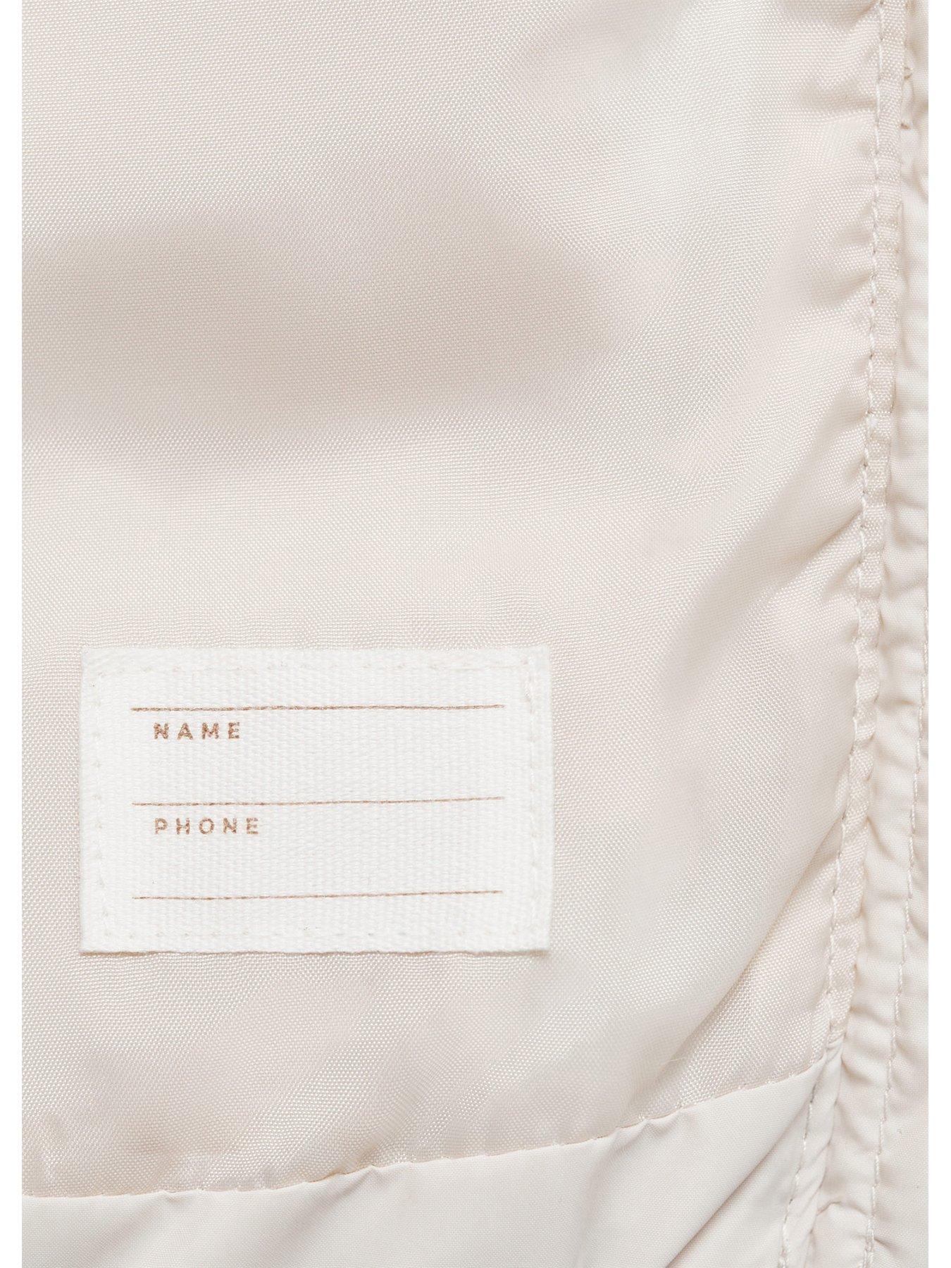 Image 4 of 4 of Mango Younger Girls Hooded Padded Gilet - Cream