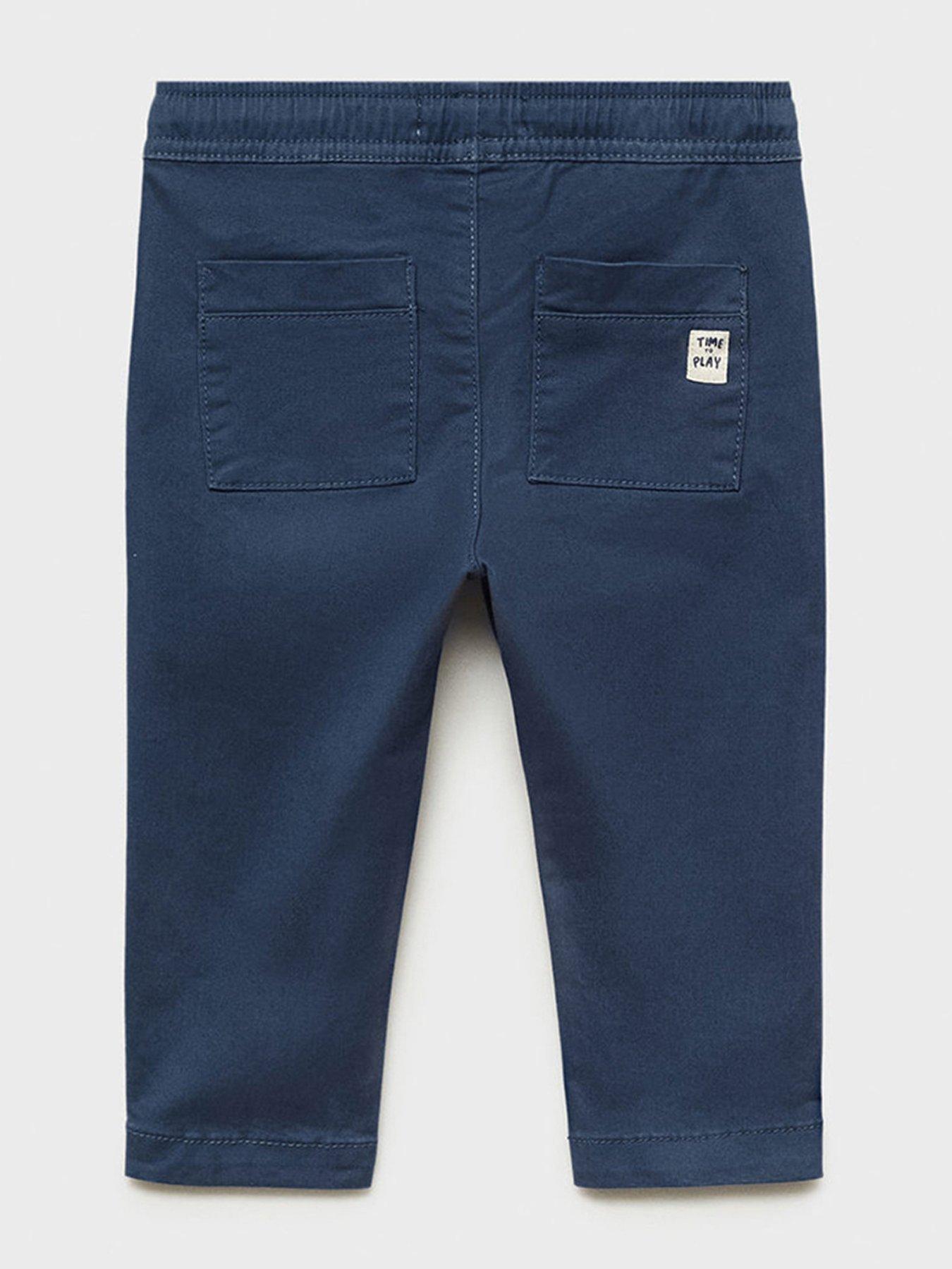 Image 2 of 4 of Mango Younger Boys Trousers - Blue
