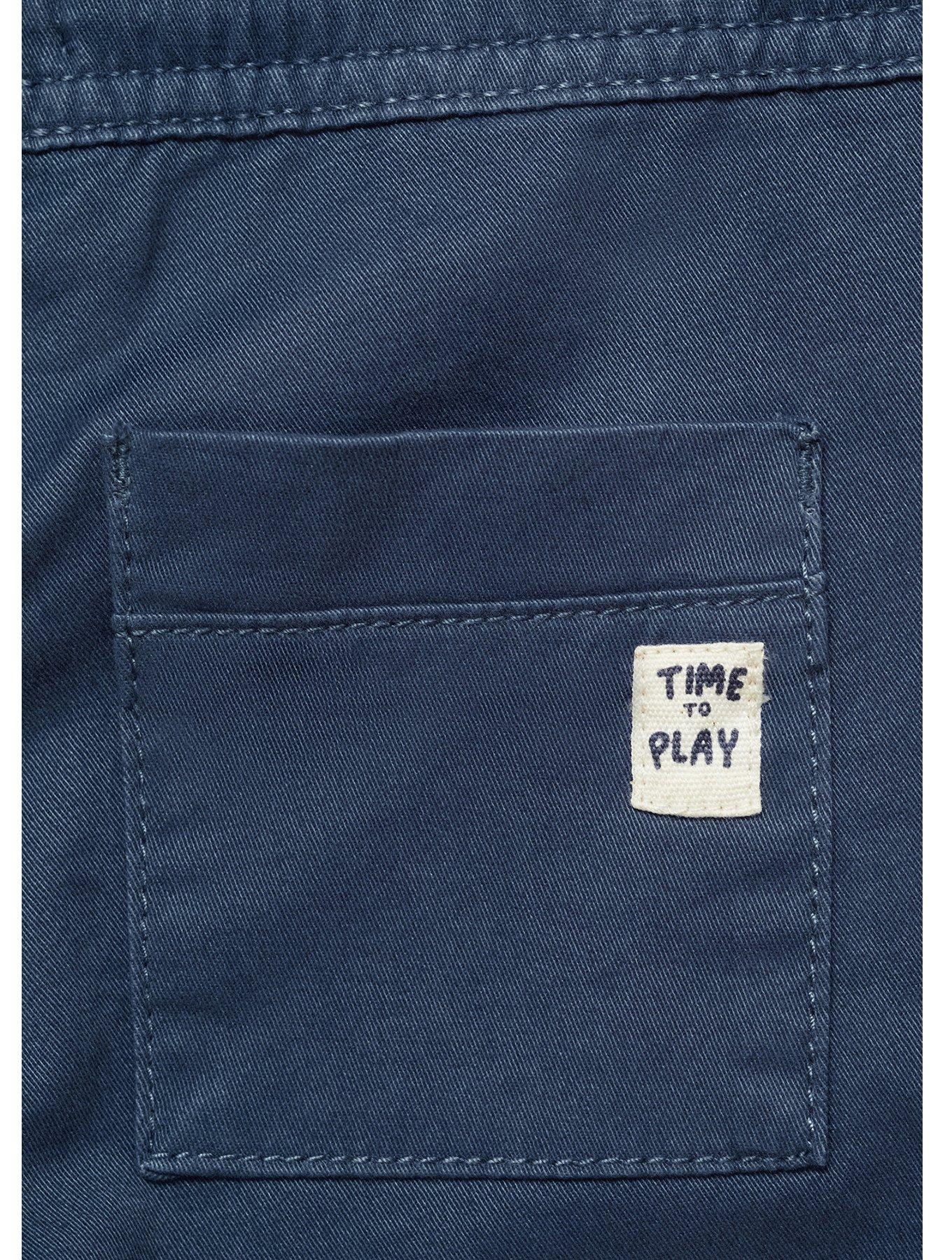 Image 3 of 4 of Mango Younger Boys Trousers - Blue