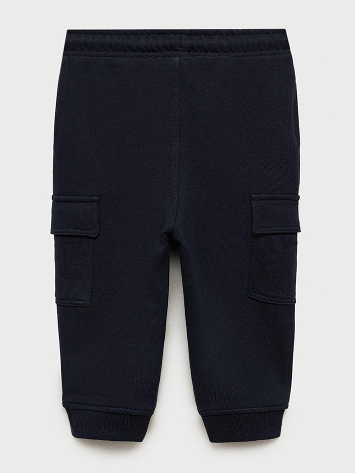 Image 2 of 4 of Mango Younger Boys Cargo Joggers - Navy