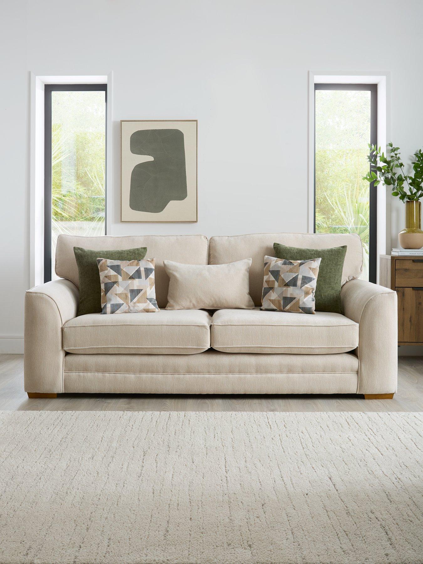 Very Home Kaluna Fabric 3 Seater Sofa - Made to order in the UK