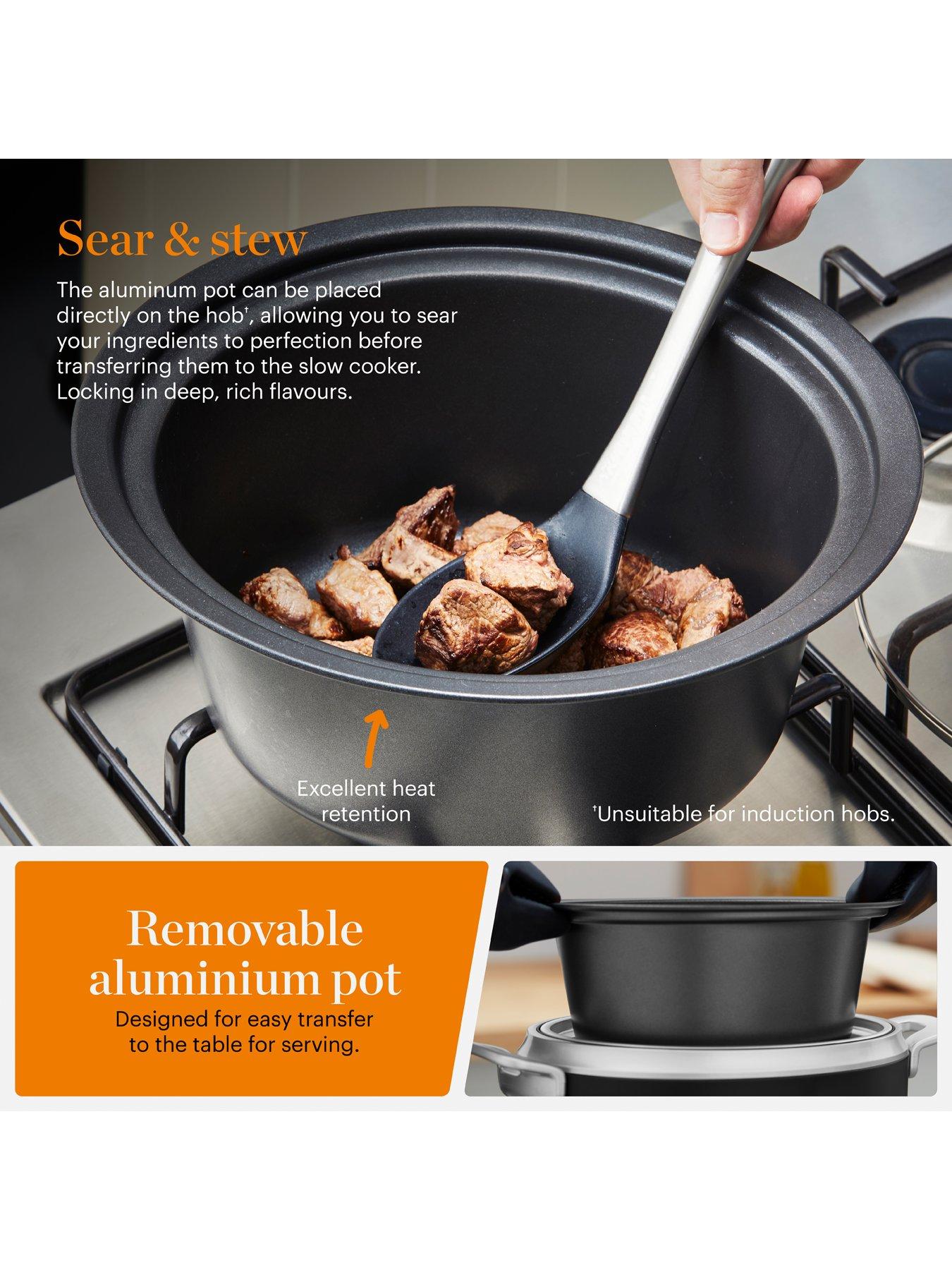 good-food-by-tower-gf16010-35l-digital-slow-cooker-with-tempered-glass-lid-blackback