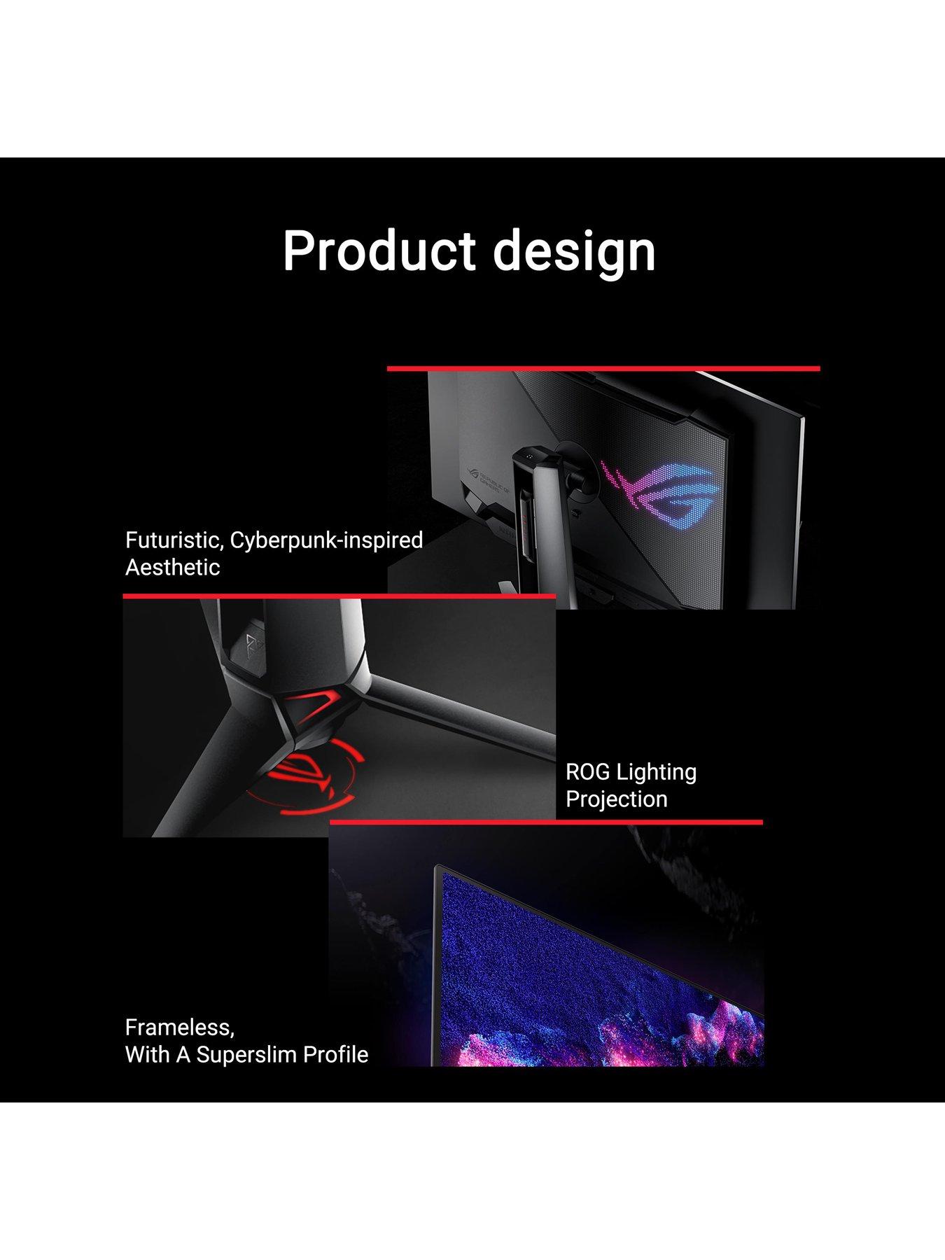 Image 5 of 7 of Asus ROG Swift OLED PG32UCDM - 32in 4K QD-OLED, 240Hz, 0.03 ms G-SYNC Compatible Gaming Monitor