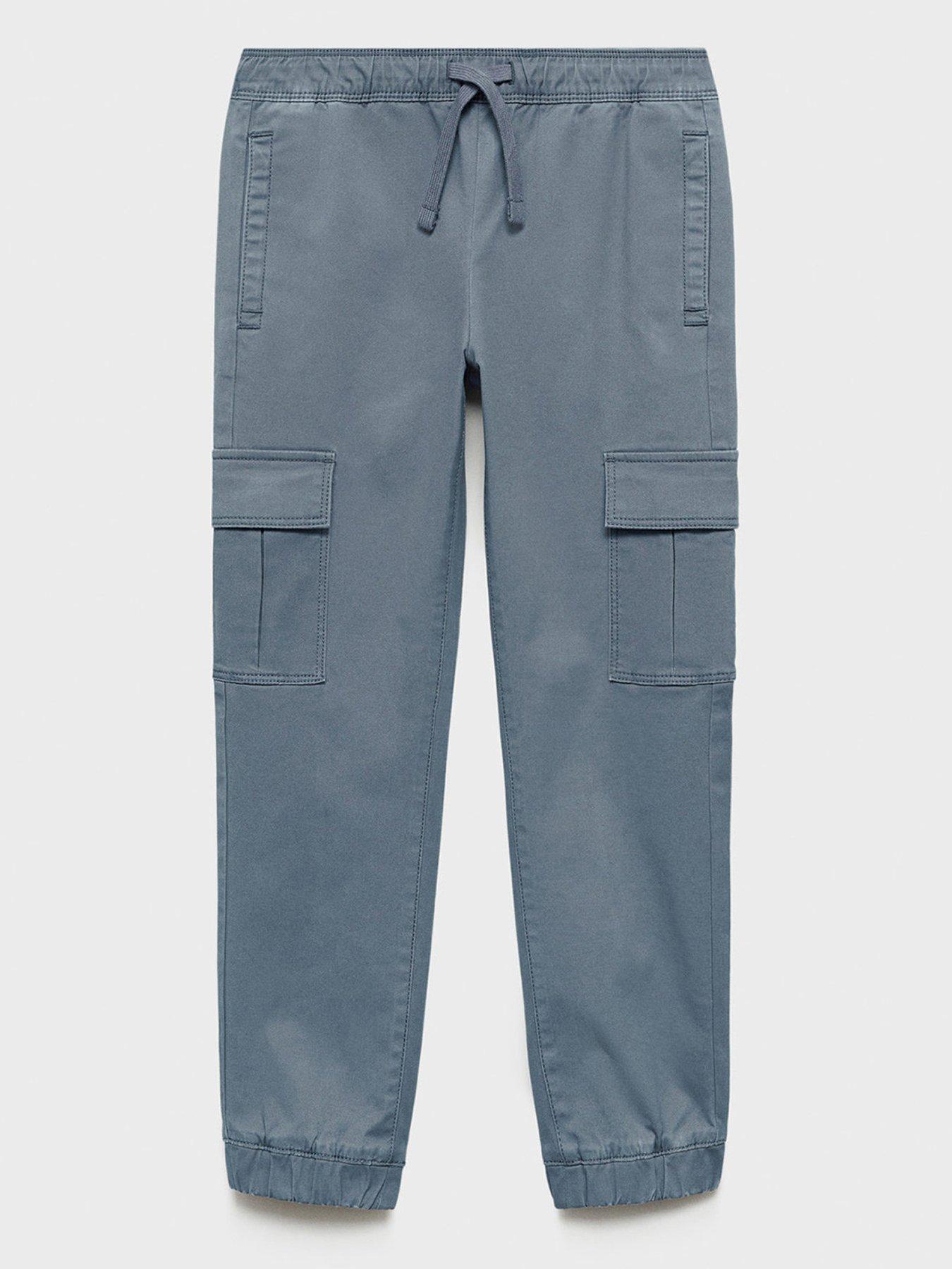 undefined Boys Cargo Trousers - Blue