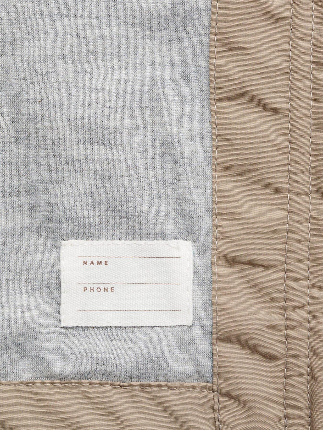 Image 3 of 4 of Mango Boys Lightweight Hooded Jacket - Beige