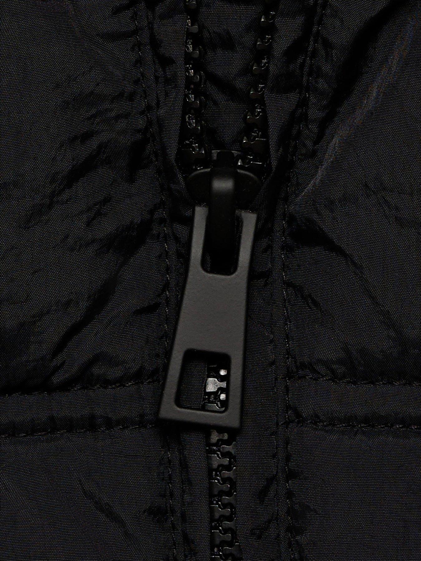 Image 7 of 7 of Mango Girls Short Padded Gilet - Black