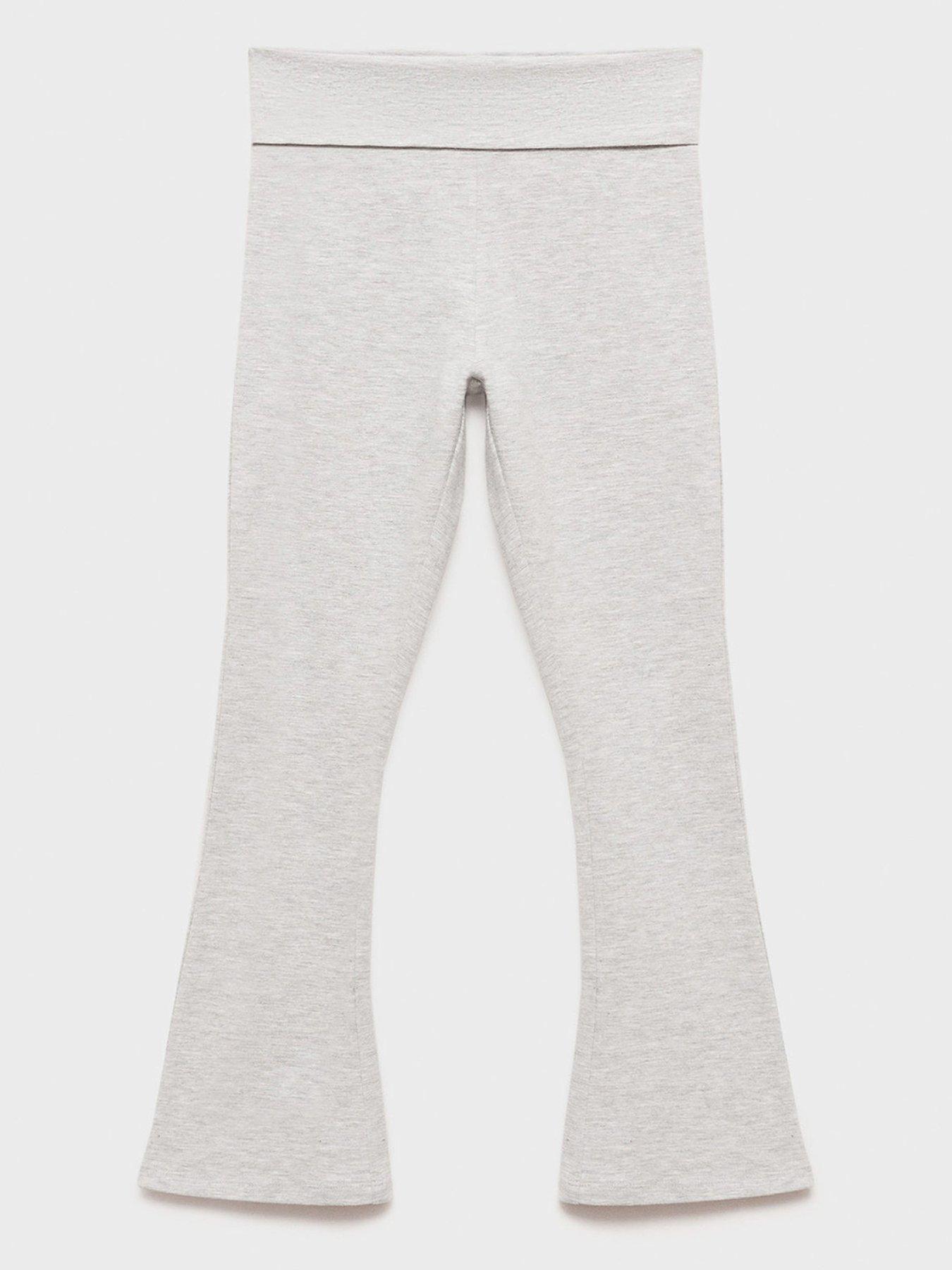 mango-girls-flared-leggings-grey