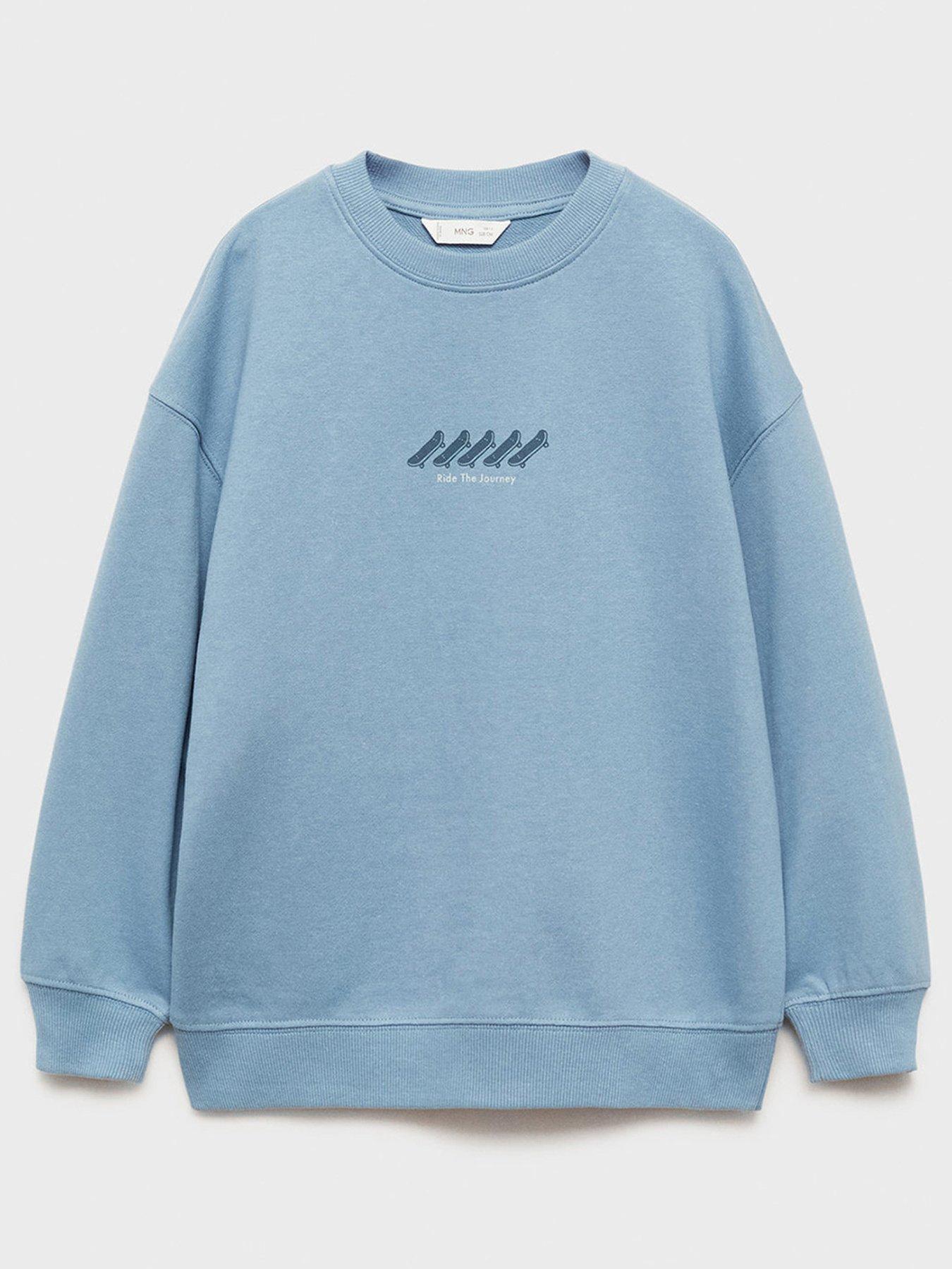 Image 2 of 5 of Mango Boys Skateboarding Sweat - Blue