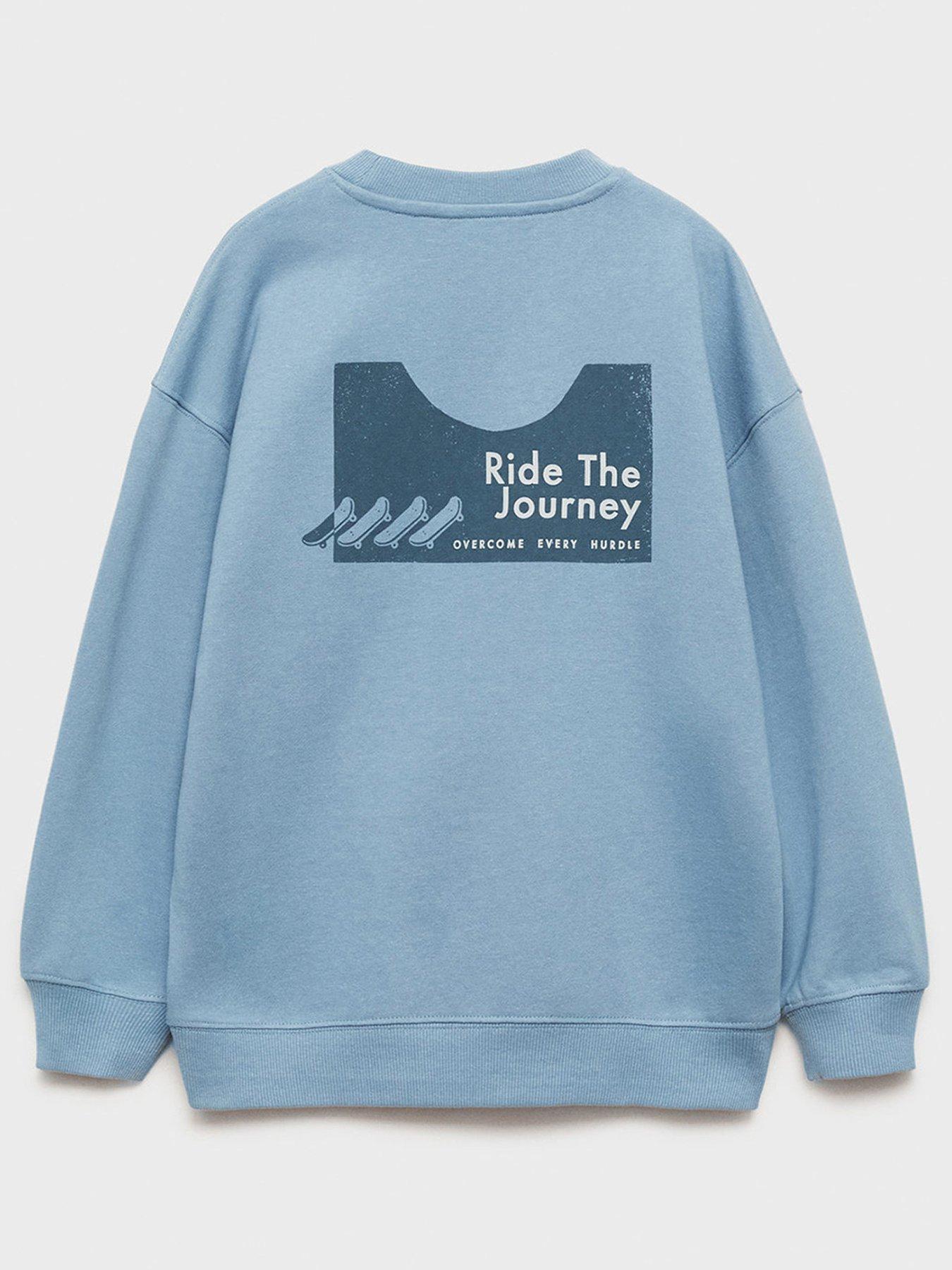 Image 3 of 5 of Mango Boys Skateboarding Sweat - Blue