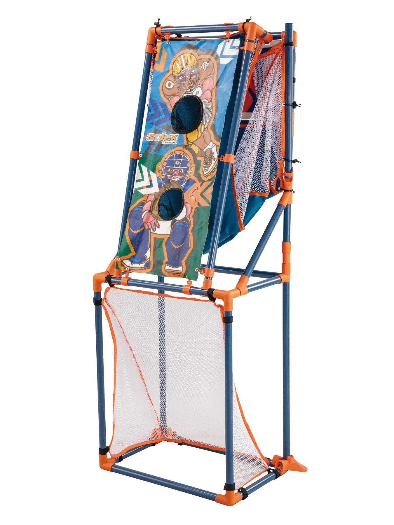 Image 3 of 5 of Solex Foldable 4 In 1 Multiple Game Set (Basketball, Football Goal, Baseball Toss & American Football Toss)