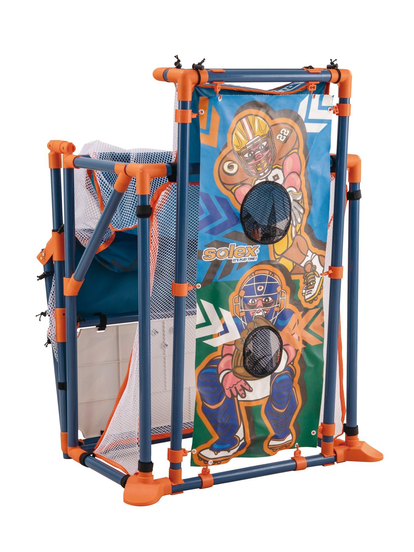 Image 4 of 5 of Solex Foldable 4 In 1 Multiple Game Set (Basketball, Football Goal, Baseball Toss & American Football Toss)