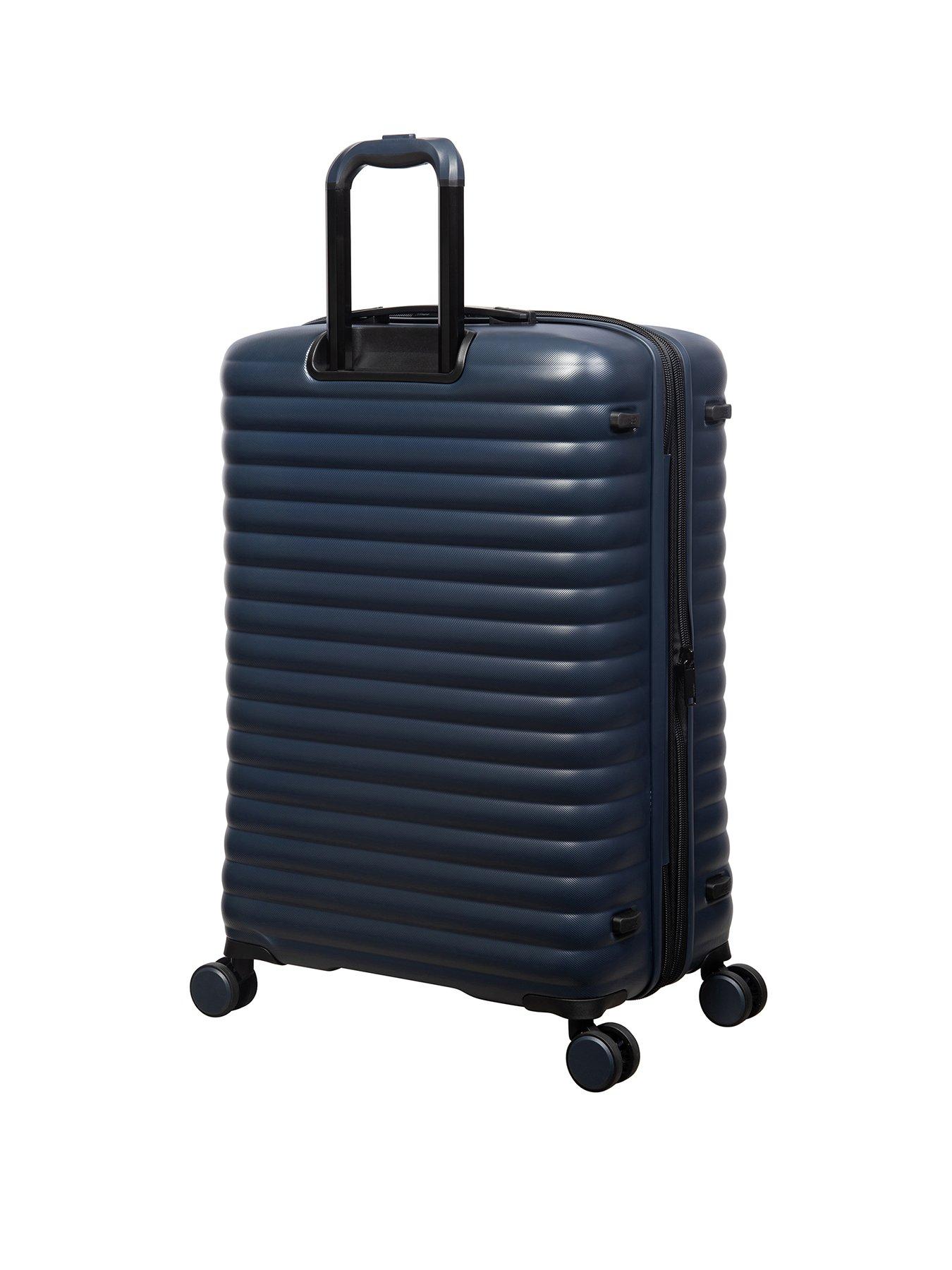 it-luggage-speedbump-navy-blue-3pc-suitcase-setstillFront