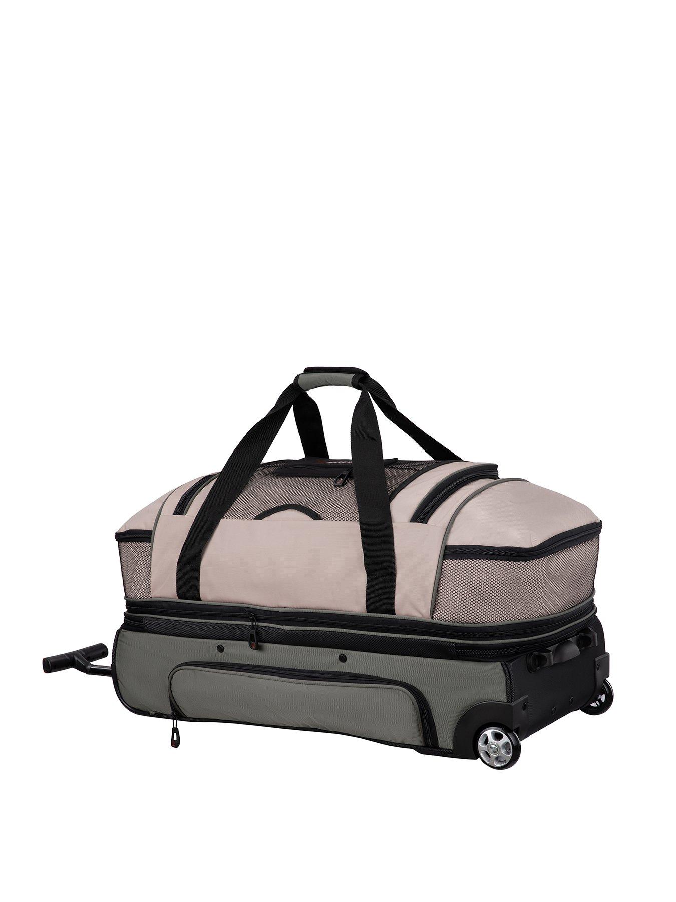 it-luggage-britbag-jakarta-oxford-tandusty-olive-2-wheel-trolley-duffle-bagstillFront