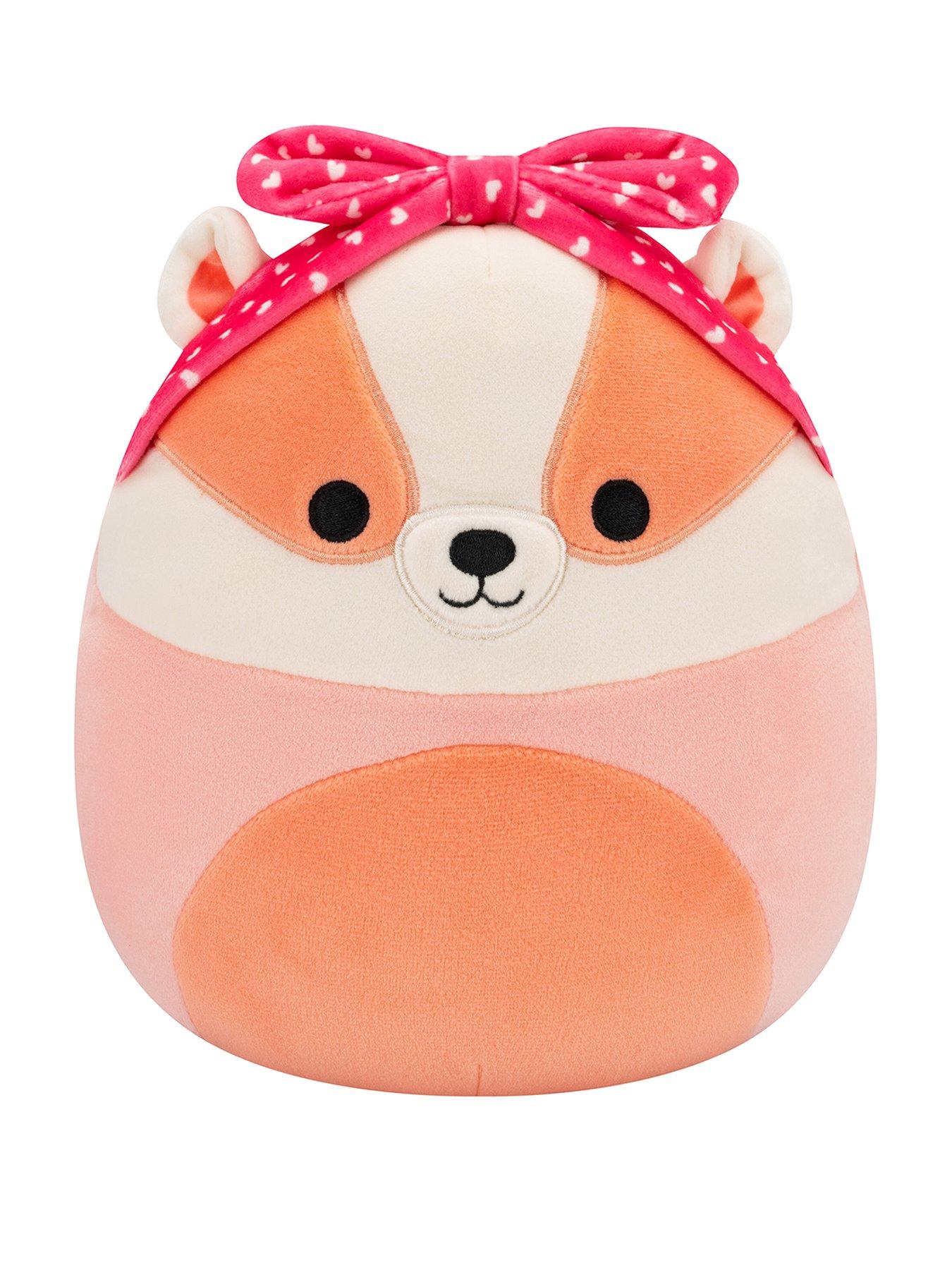 Image 1 of 8 of Squishmallows Original Squishmallows 7.5-Inch Rostam the Peach Badger