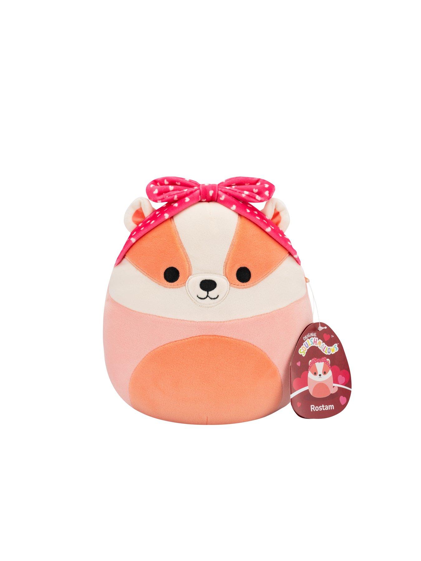 Image 5 of 8 of Squishmallows Original Squishmallows 7.5-Inch Rostam the Peach Badger