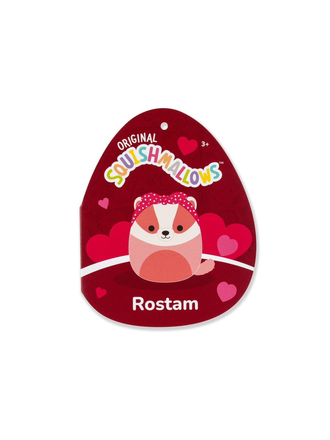 Image 6 of 8 of Squishmallows Original Squishmallows 7.5-Inch Rostam the Peach Badger