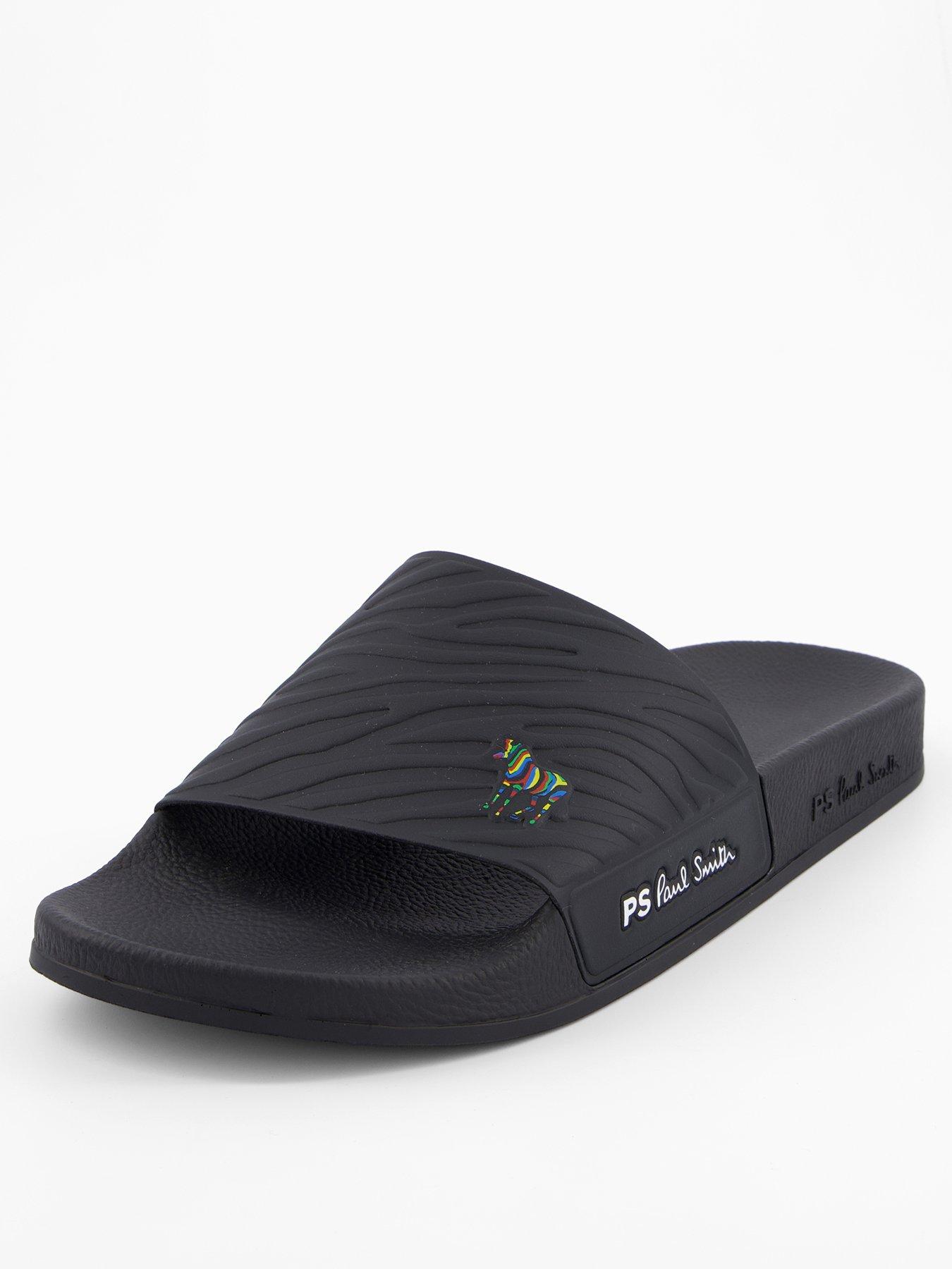 PS PAUL SMITH Men's Zed Zebra Slides - Black