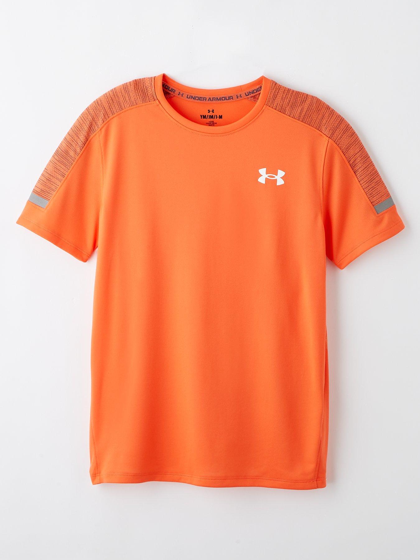 under-armour-junior-boys-training-tech-utility-t-shirt-redfront