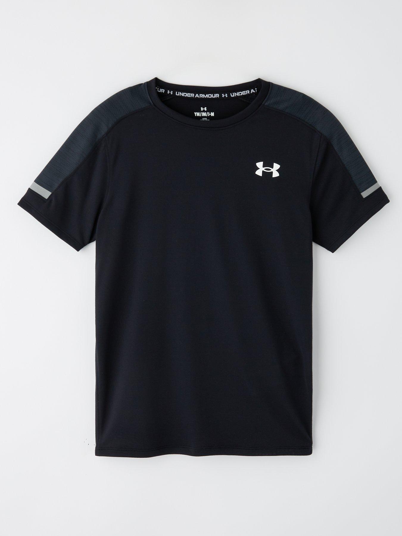 under-armour-junior-boys-training-tech-utility-t-shirt-blackfront