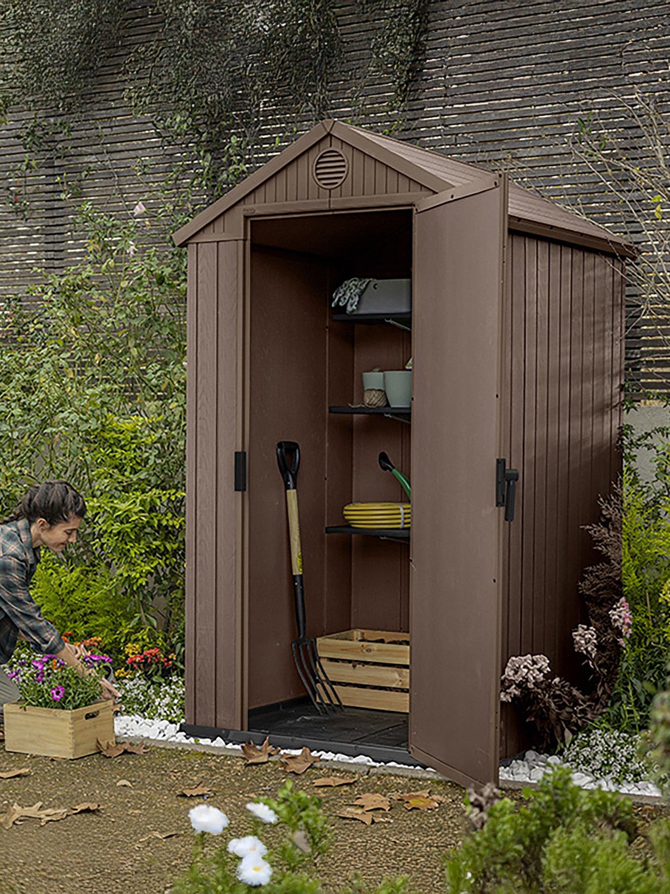 Image 1 of 7 of Keter Keter Darwin Shed 4x4 brown