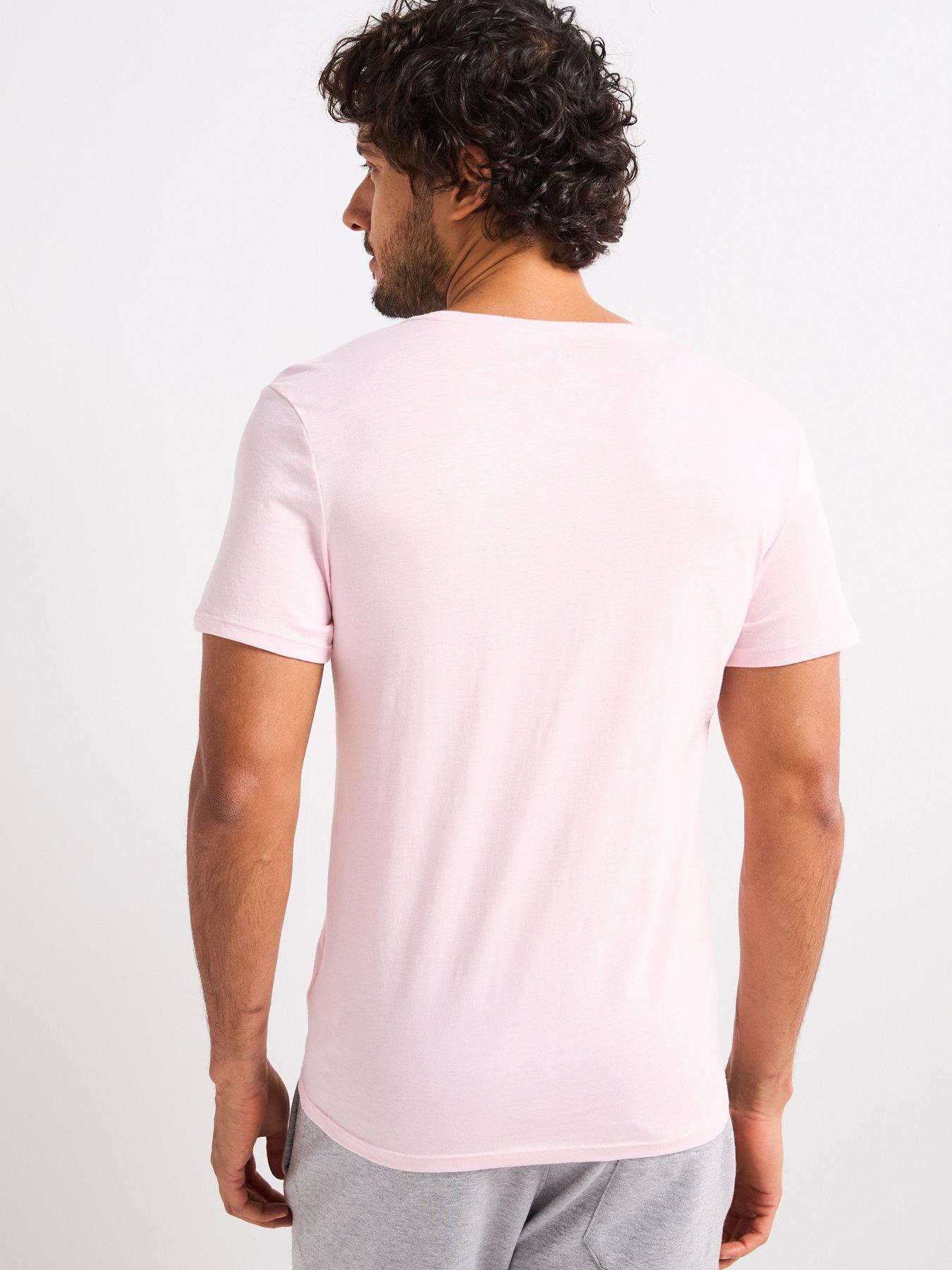 Image 3 of 5 of Lacoste 3-Pack Cotton Jersey Loungewear T-Shirt - Multi