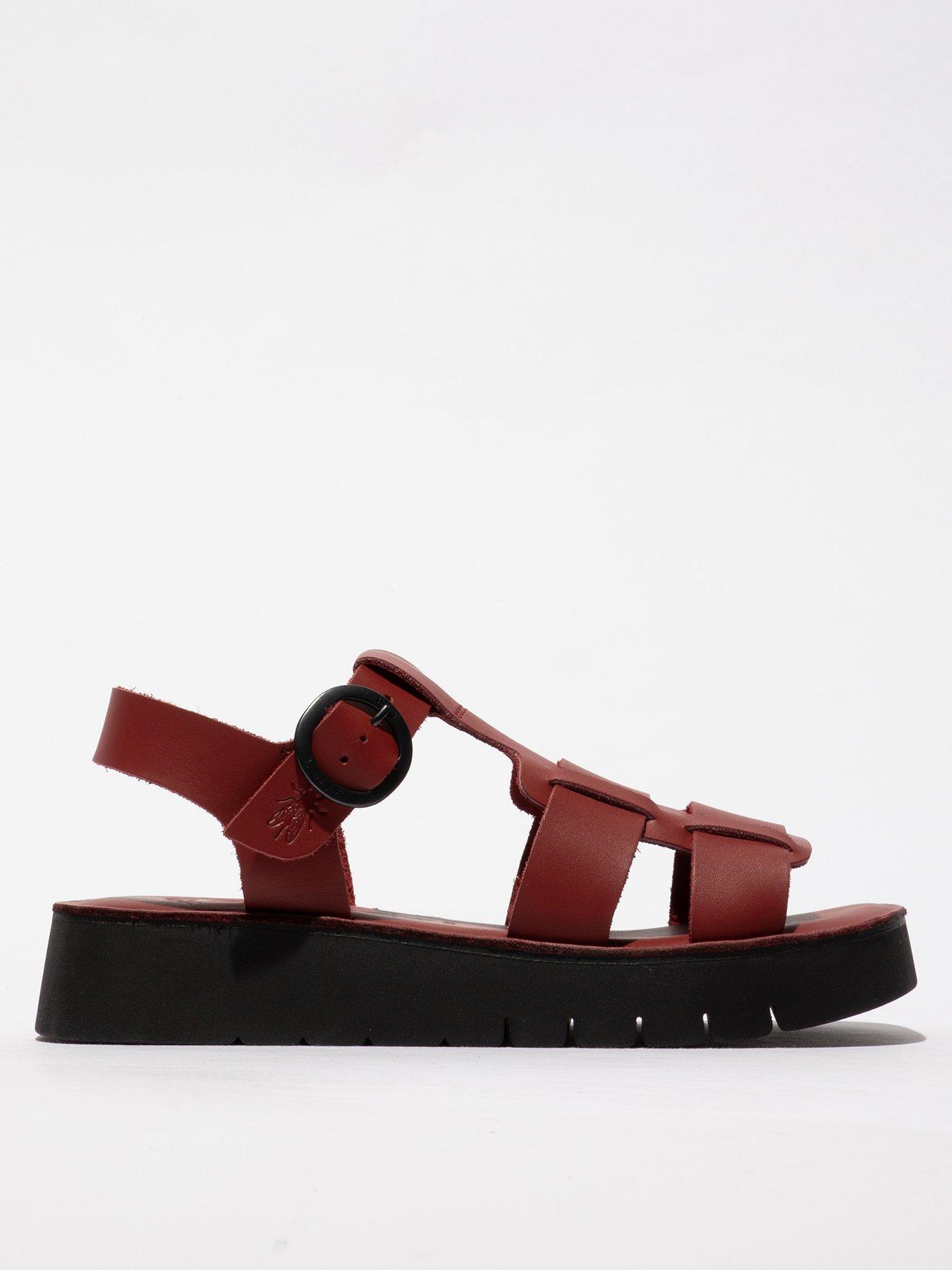 Fly London Sudy Fisherman Sandal - Brown