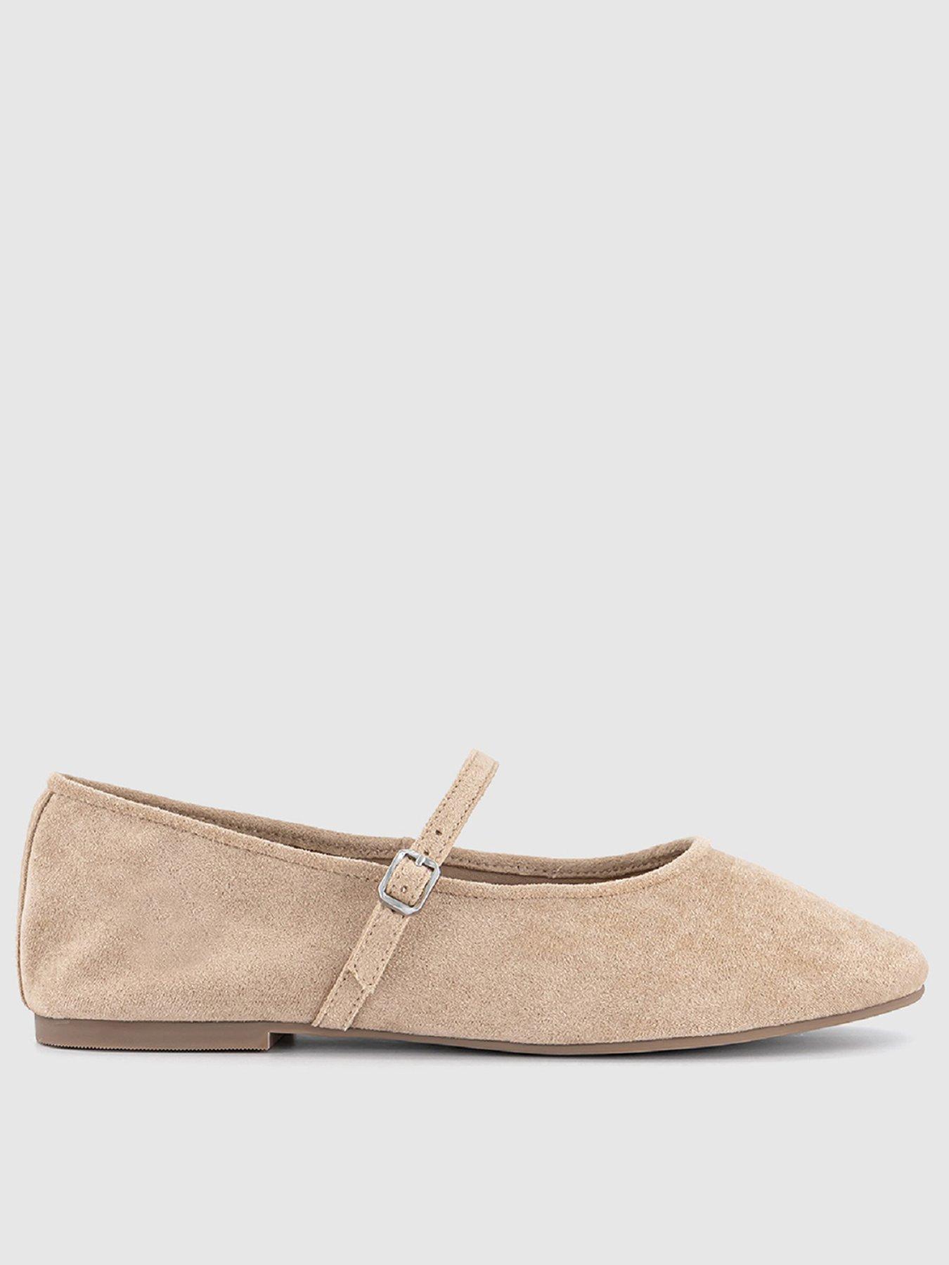 OFFICE Micro Mary Janes - Beige